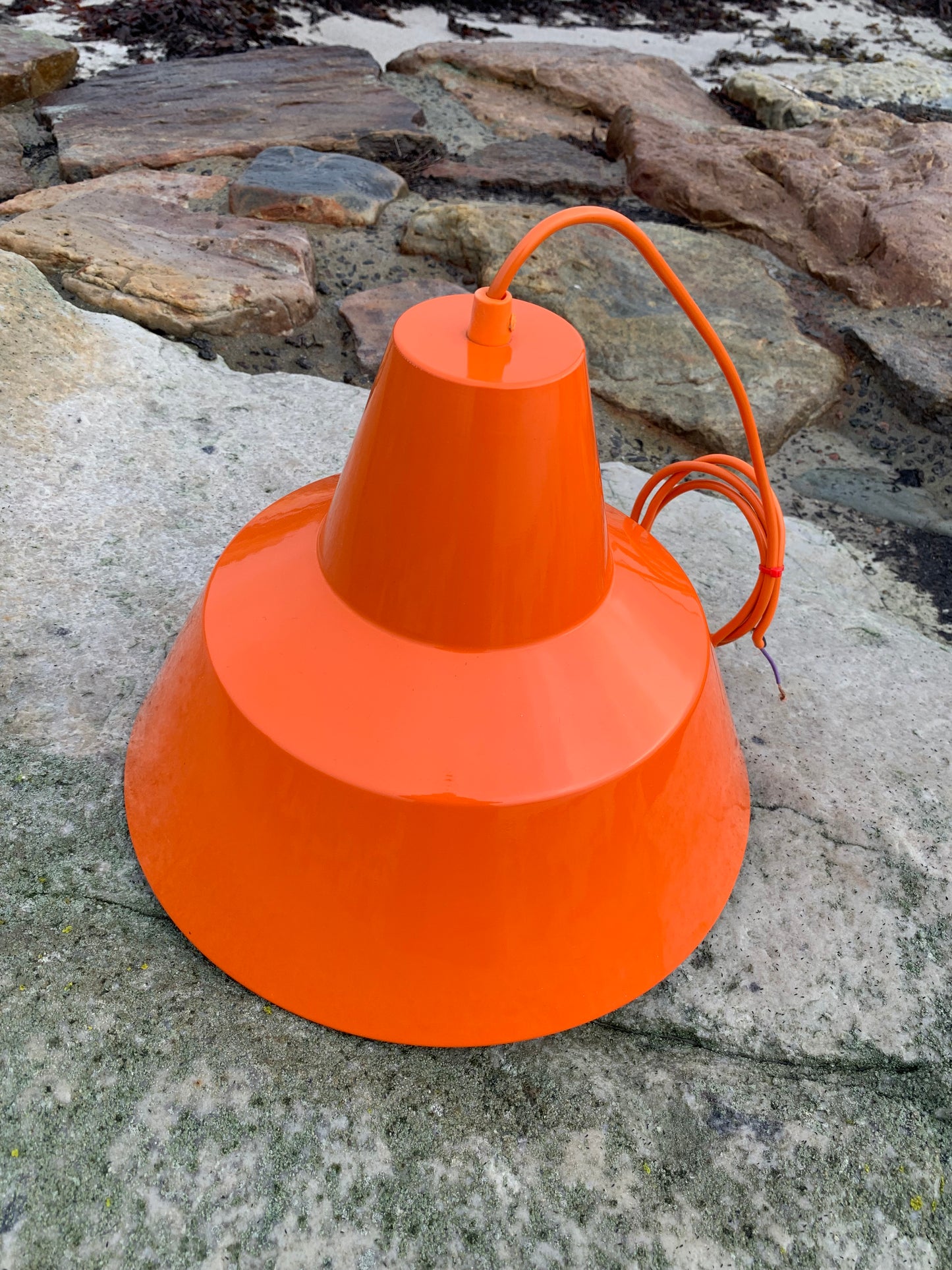Werkstattlampe - Orange