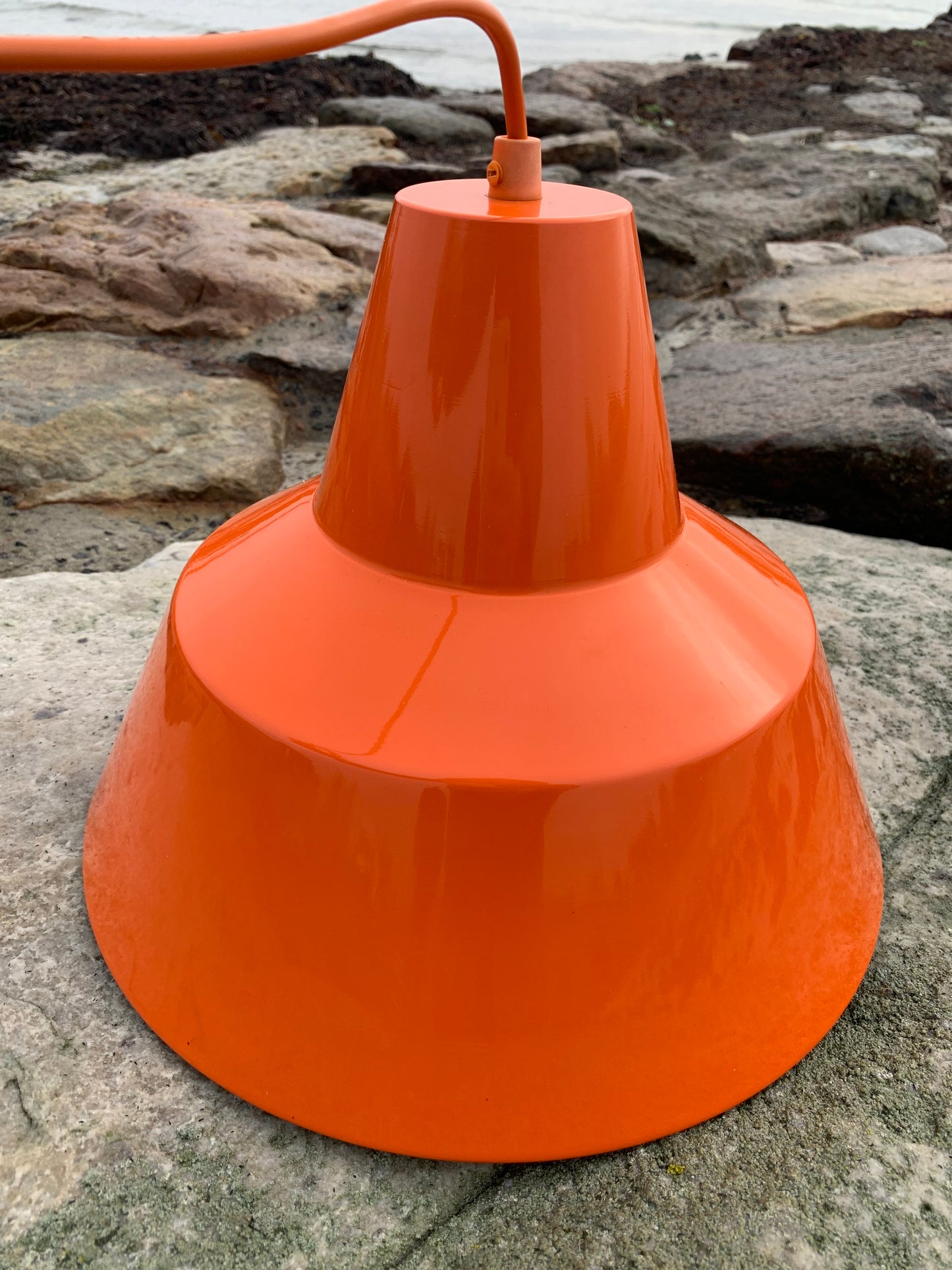 Werkstattlampe - Orange