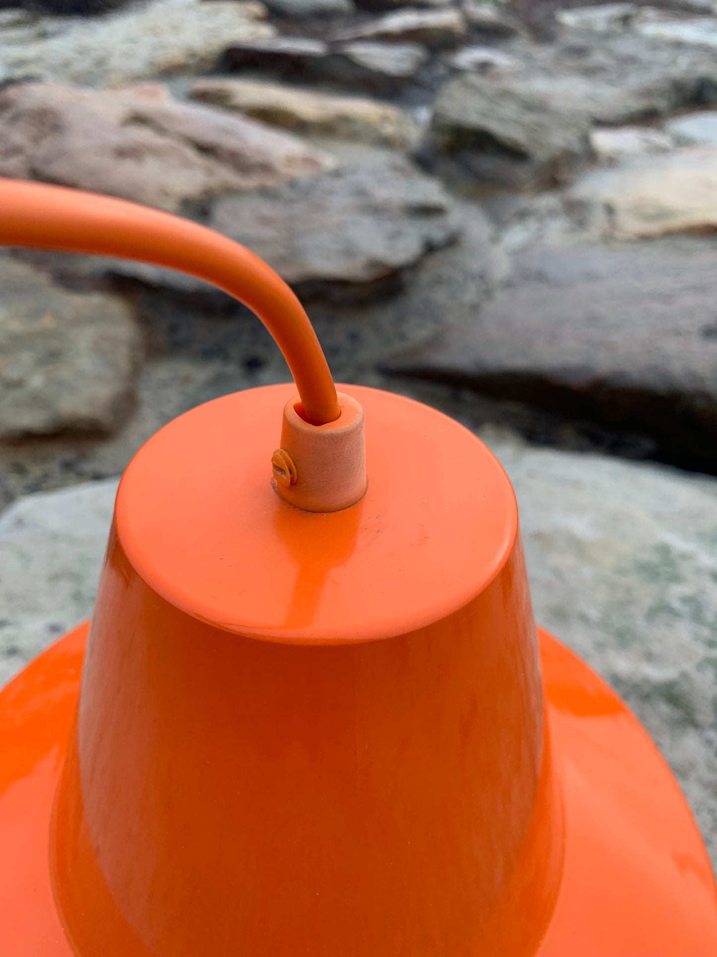 Werkstattlampe - Orange