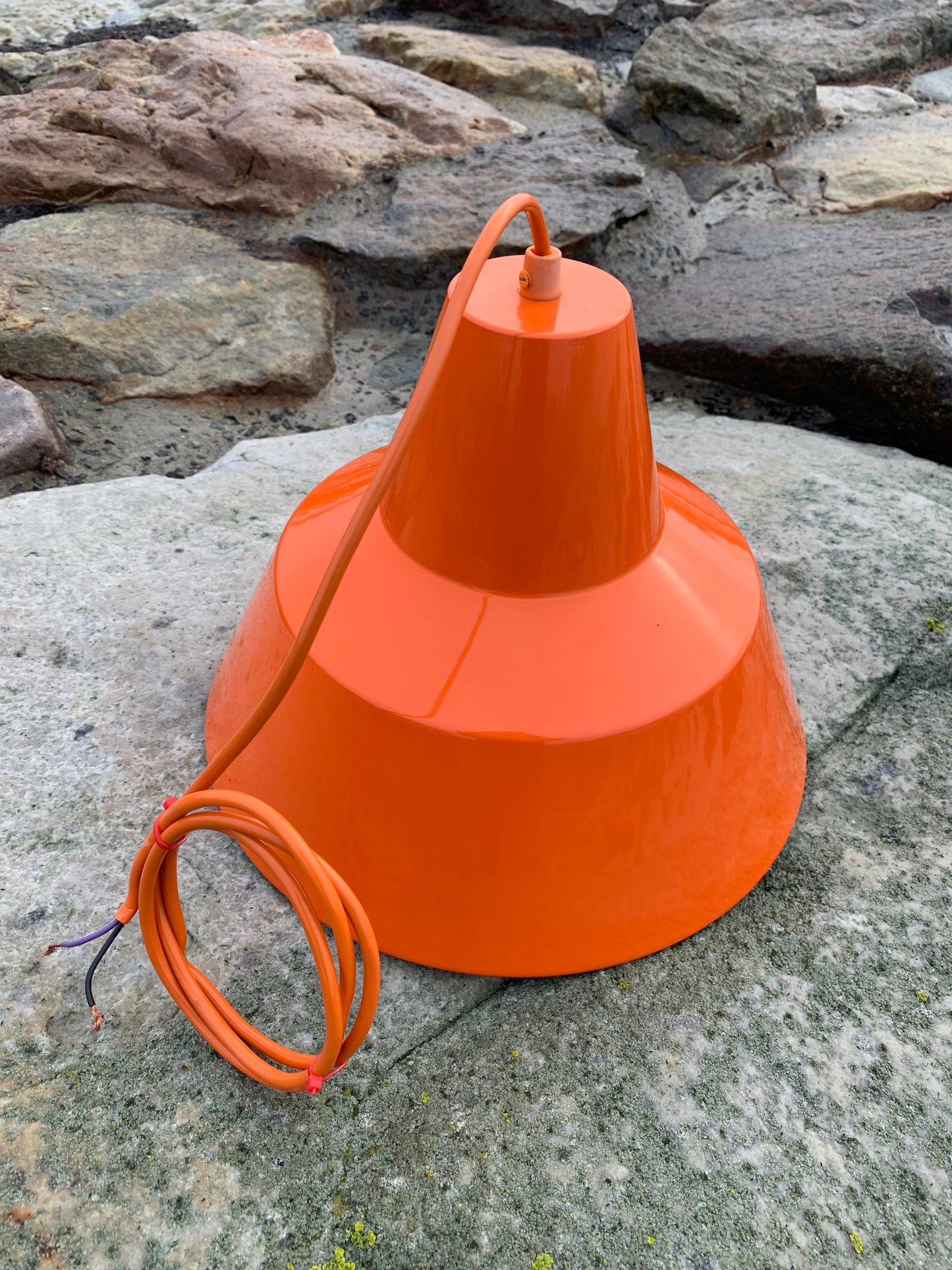 Werkstattlampe - Orange