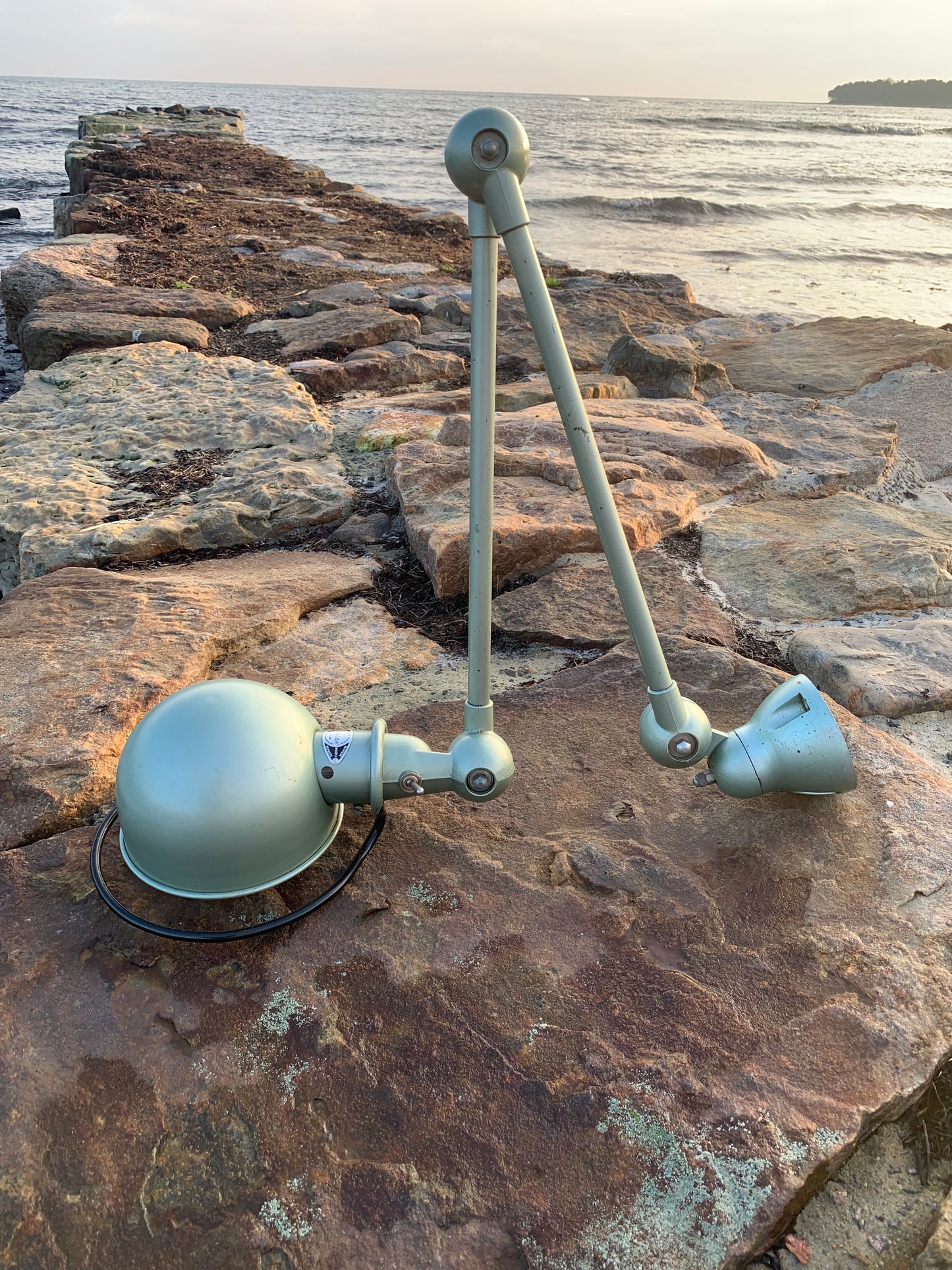 Jieldé Wand-/Deckenleuchte mit zwei Armen - Grün