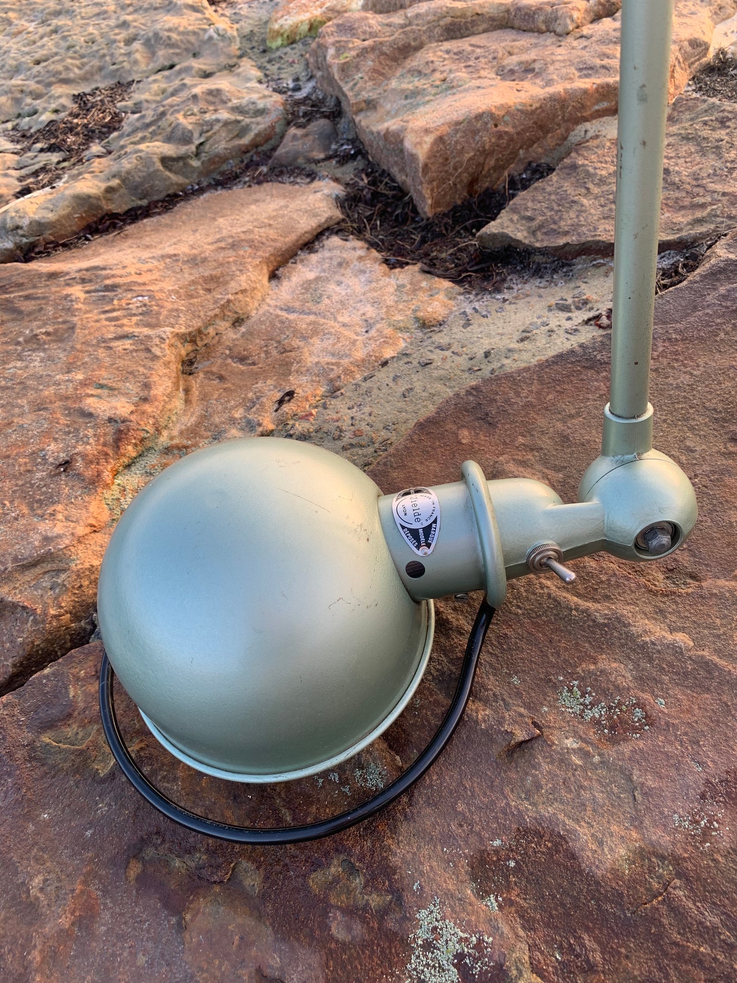 Jieldé Wand-/Deckenleuchte mit zwei Armen - Grün