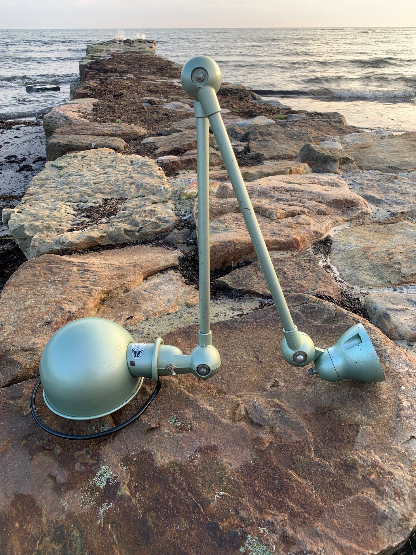 Jieldé Wand-/Deckenleuchte mit zwei Armen - Grün