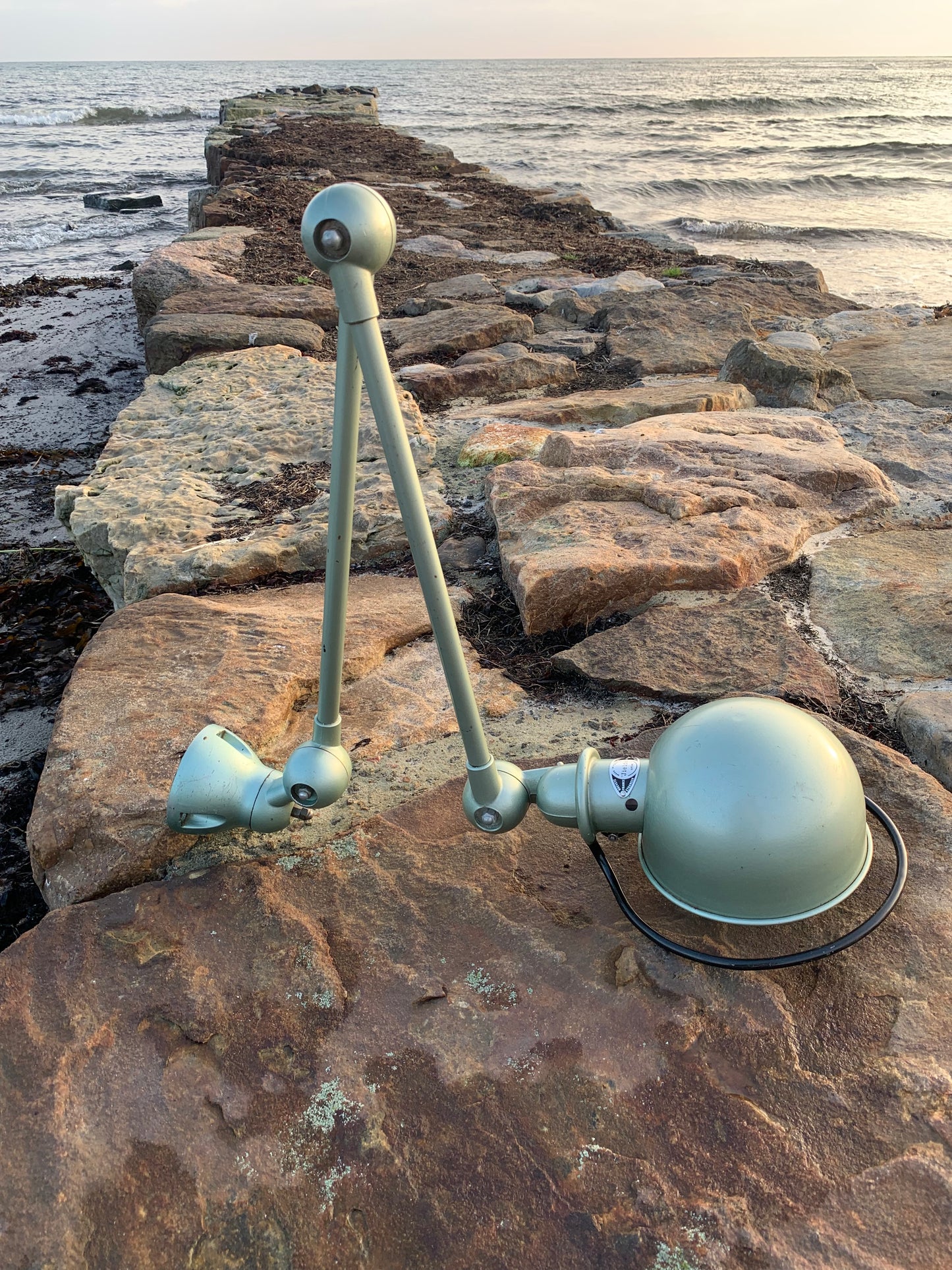 Jieldé Wand-/Deckenleuchte mit zwei Armen - Grün