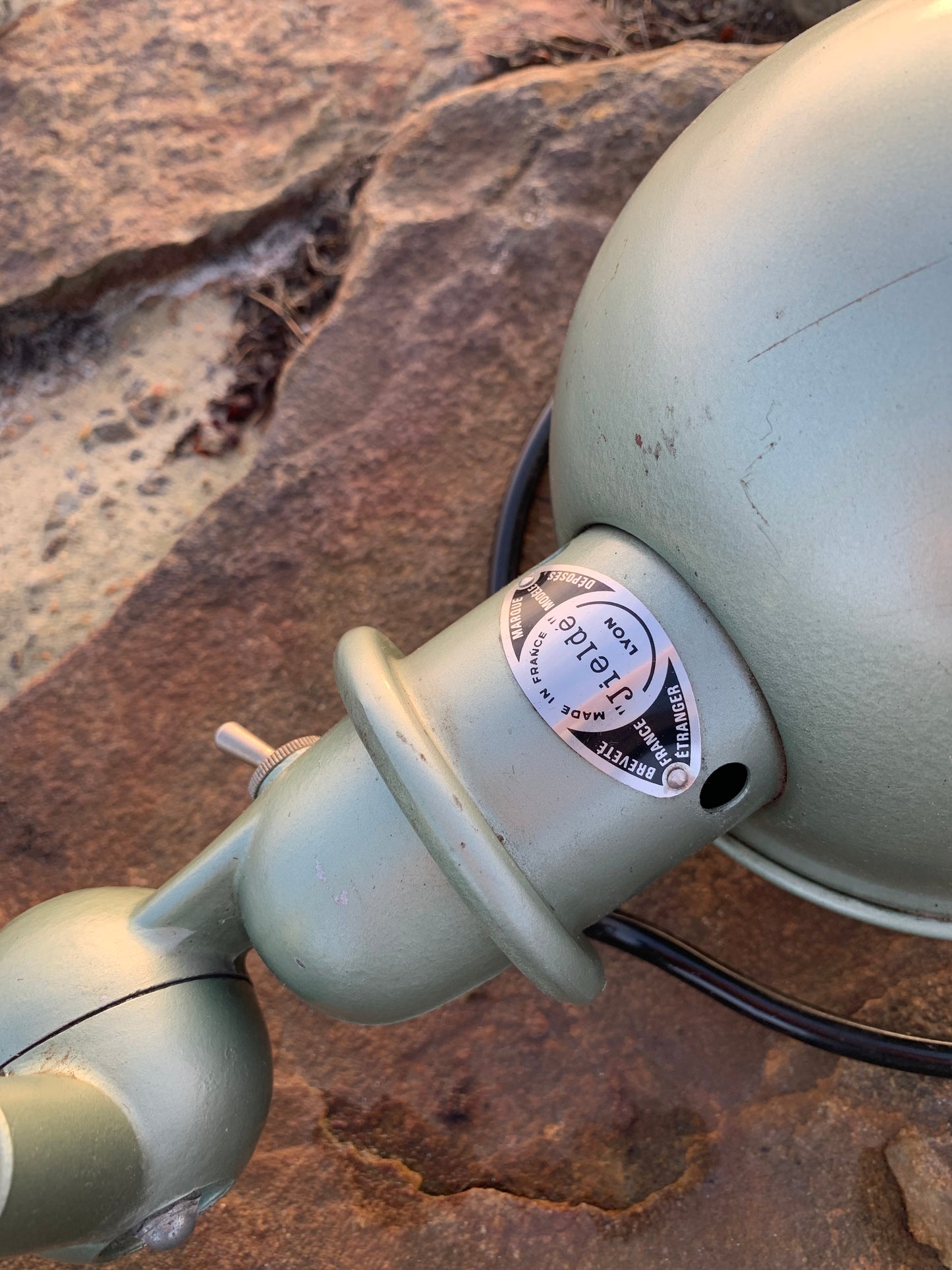 Jieldé Wand-/Deckenleuchte mit zwei Armen - Grün