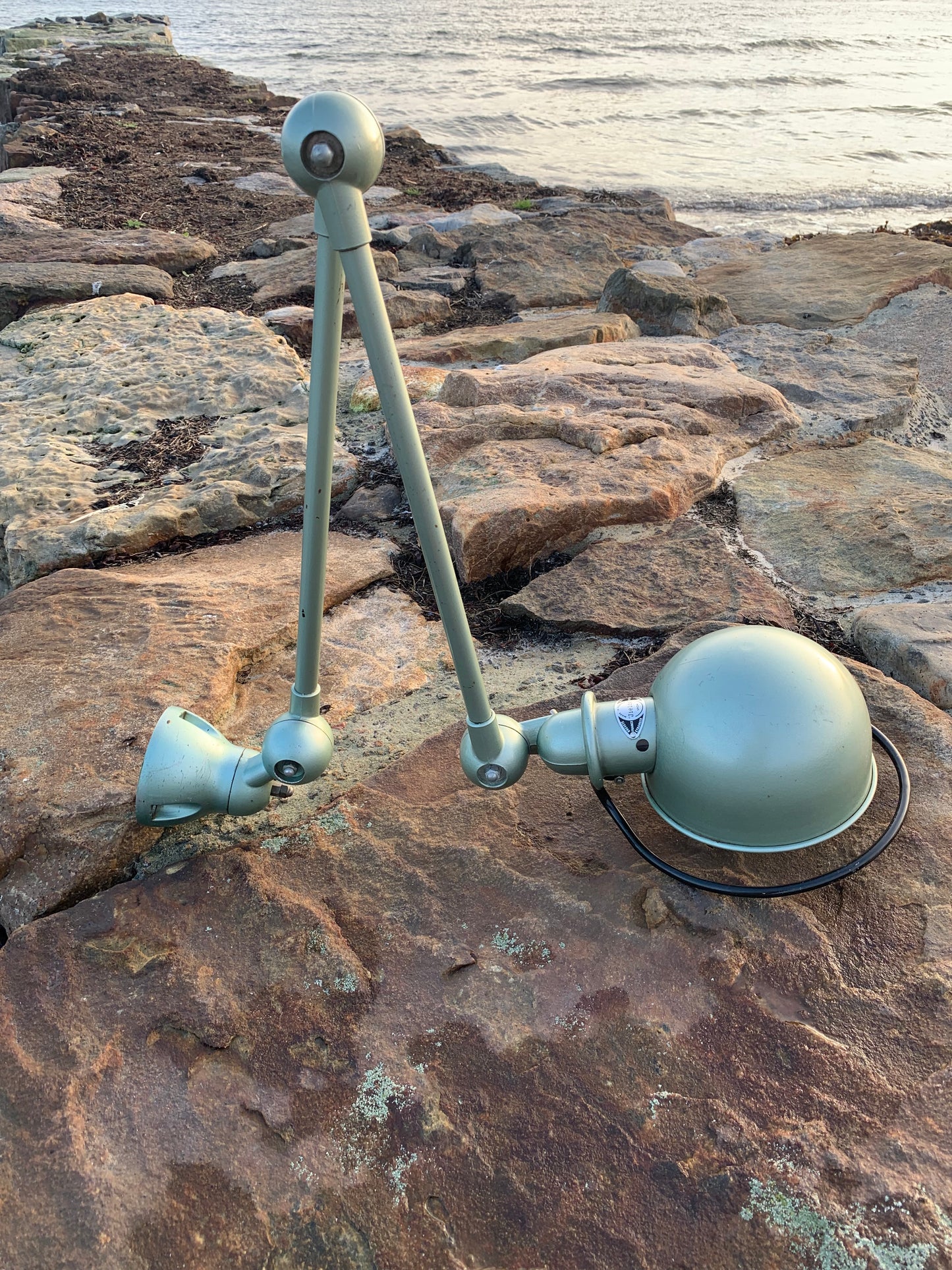 Jieldé Wand-/Deckenleuchte mit zwei Armen - Grün