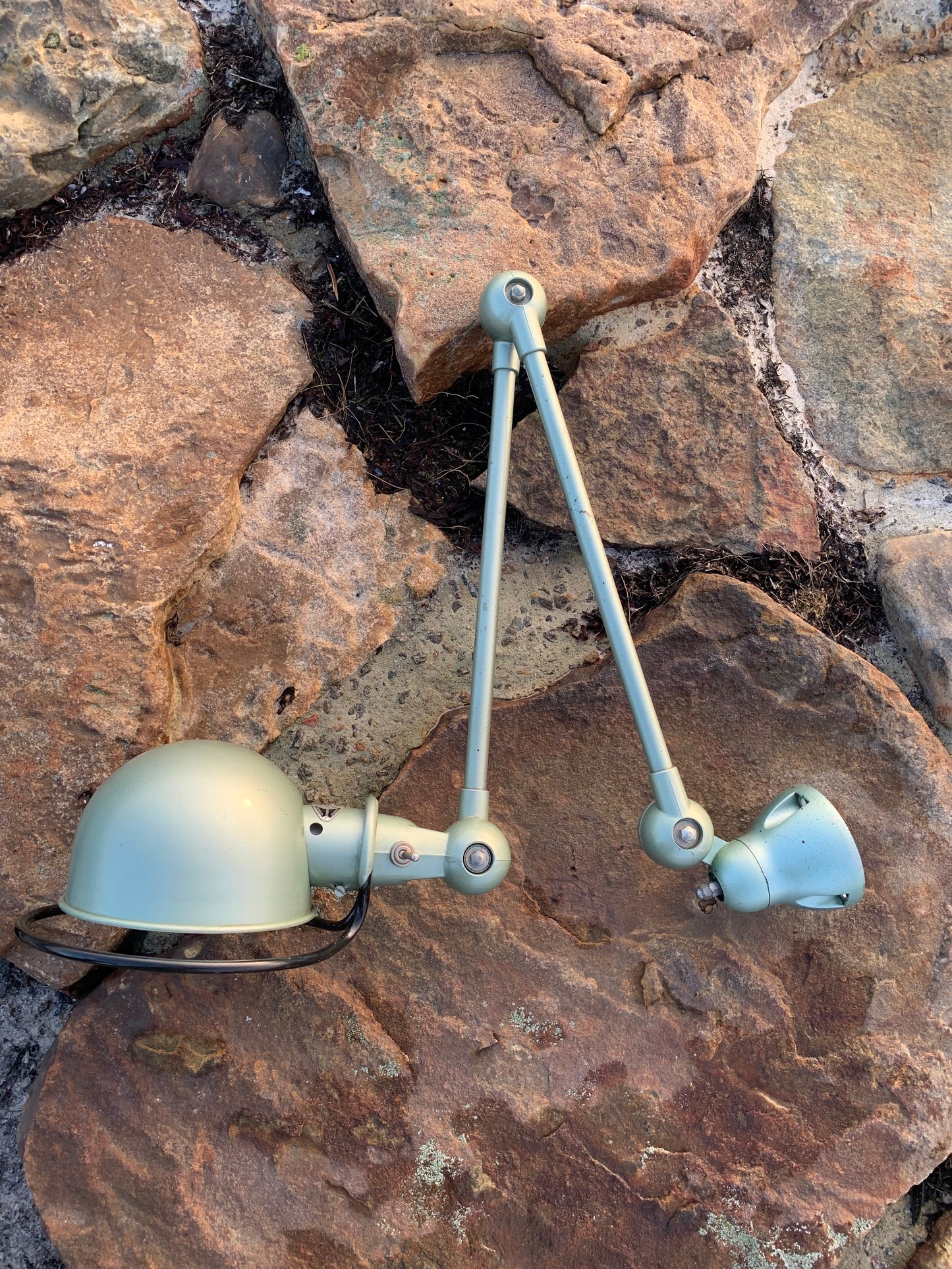 Jieldé Wand-/Deckenleuchte mit zwei Armen - Grün