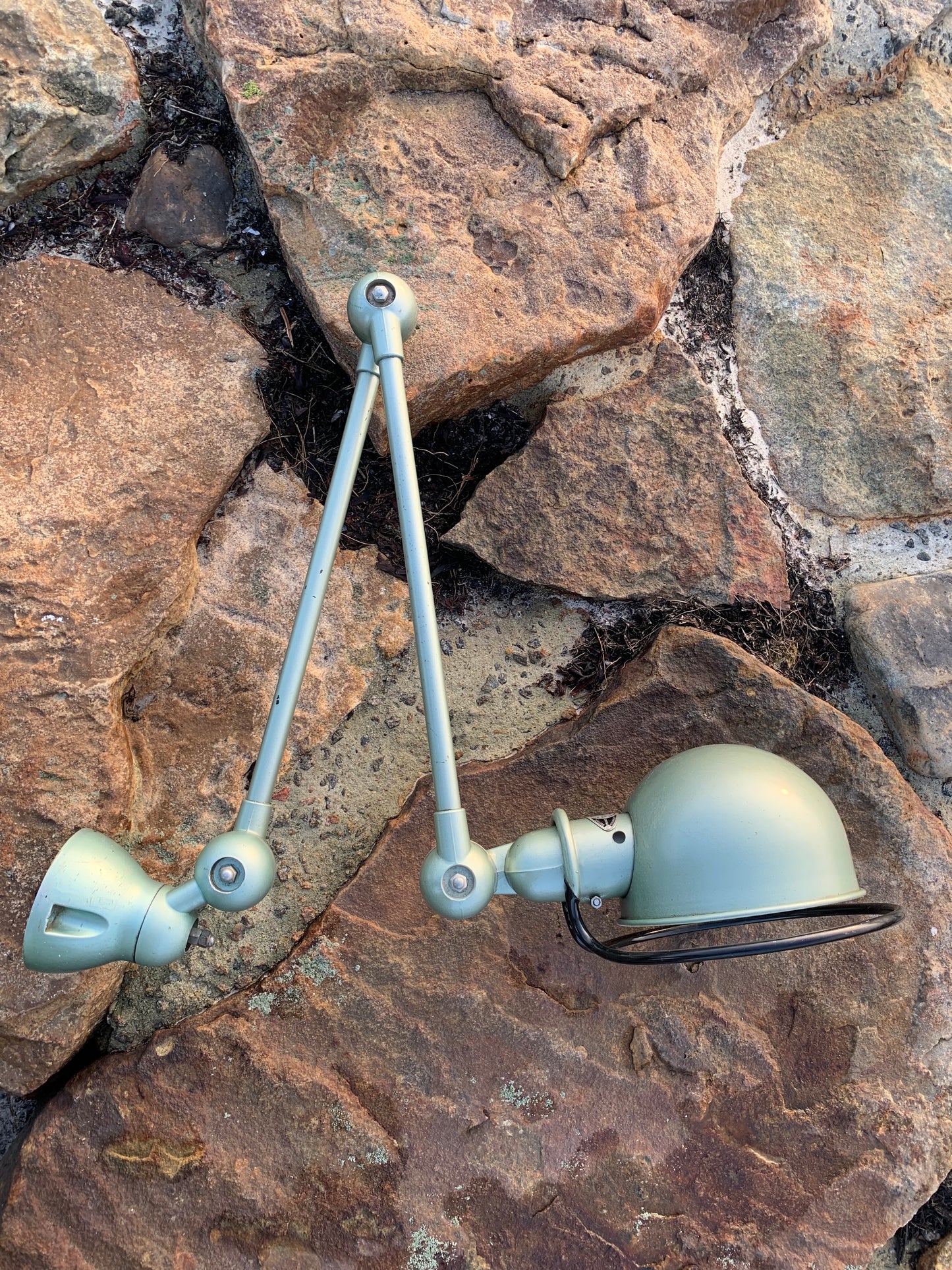 Jieldé Wand-/Deckenleuchte mit zwei Armen - Grün