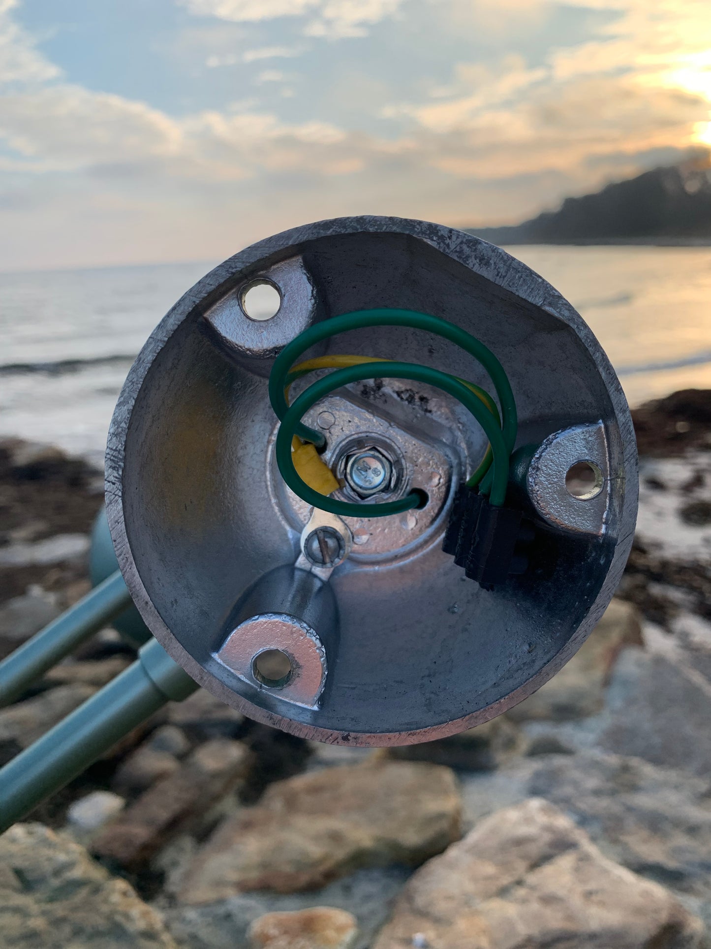 Jieldé Wand-/Deckenleuchte mit zwei Armen - Grün