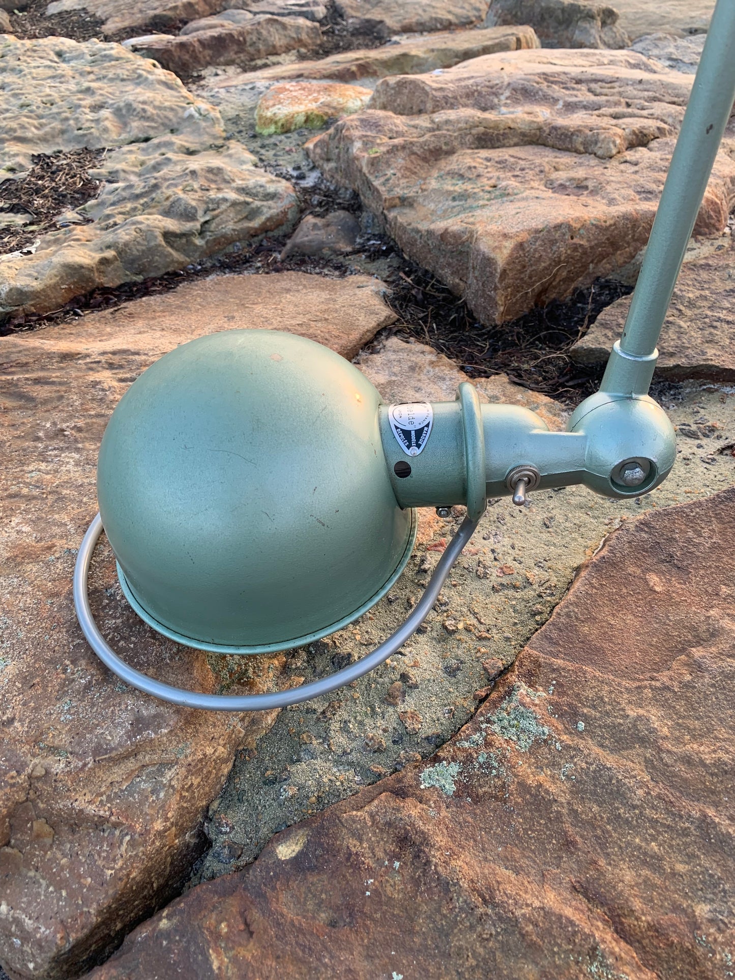 Jieldé Wand-/Deckenleuchte mit zwei Armen - Grün