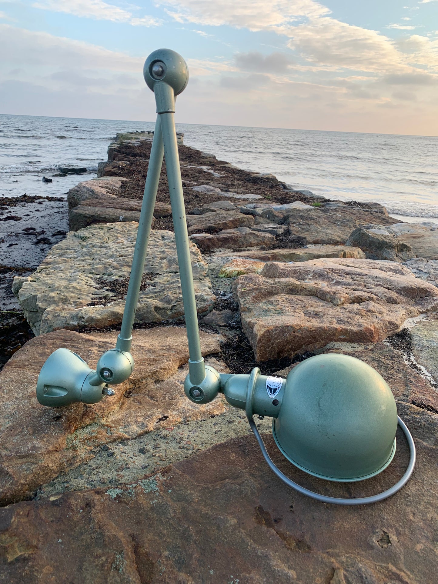 Jieldé Wand-/Deckenleuchte mit zwei Armen - Grün