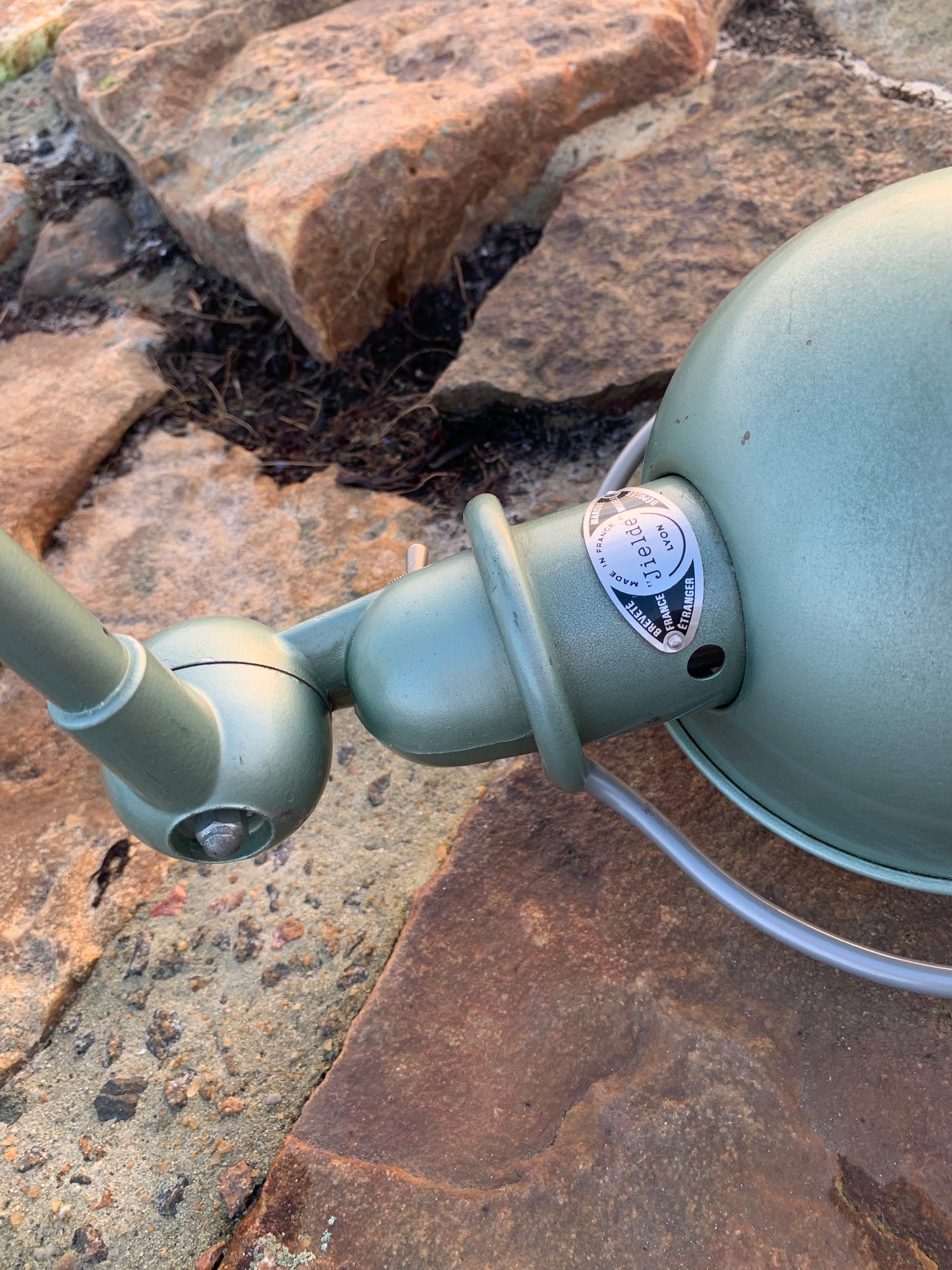 Jieldé Wand-/Deckenleuchte mit zwei Armen - Grün