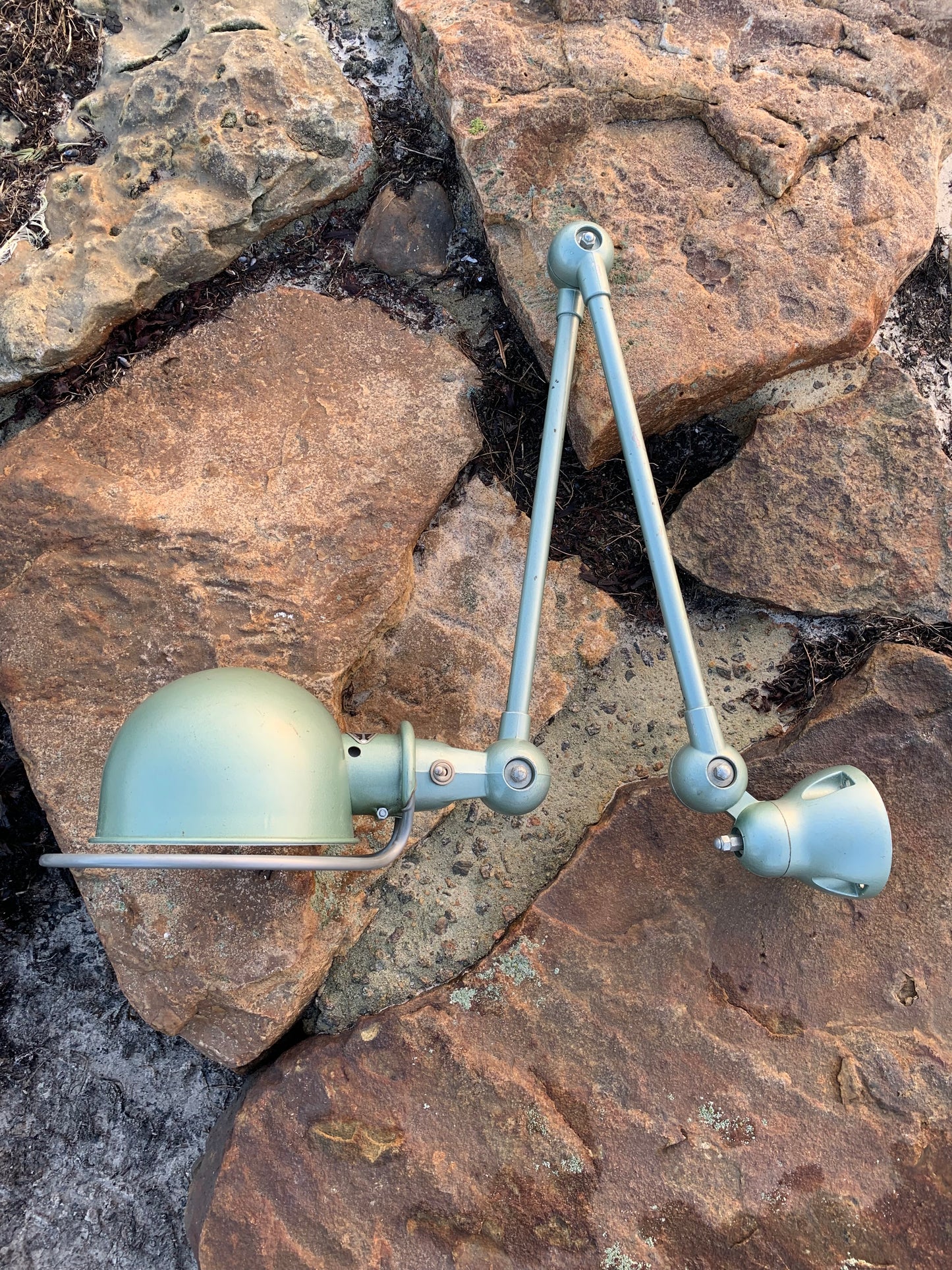 Jieldé Wand-/Deckenleuchte mit zwei Armen - Grün