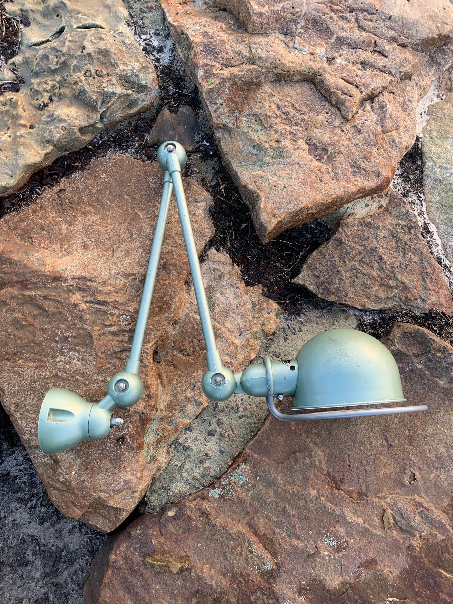 Jieldé Wand-/Deckenleuchte mit zwei Armen - Grün