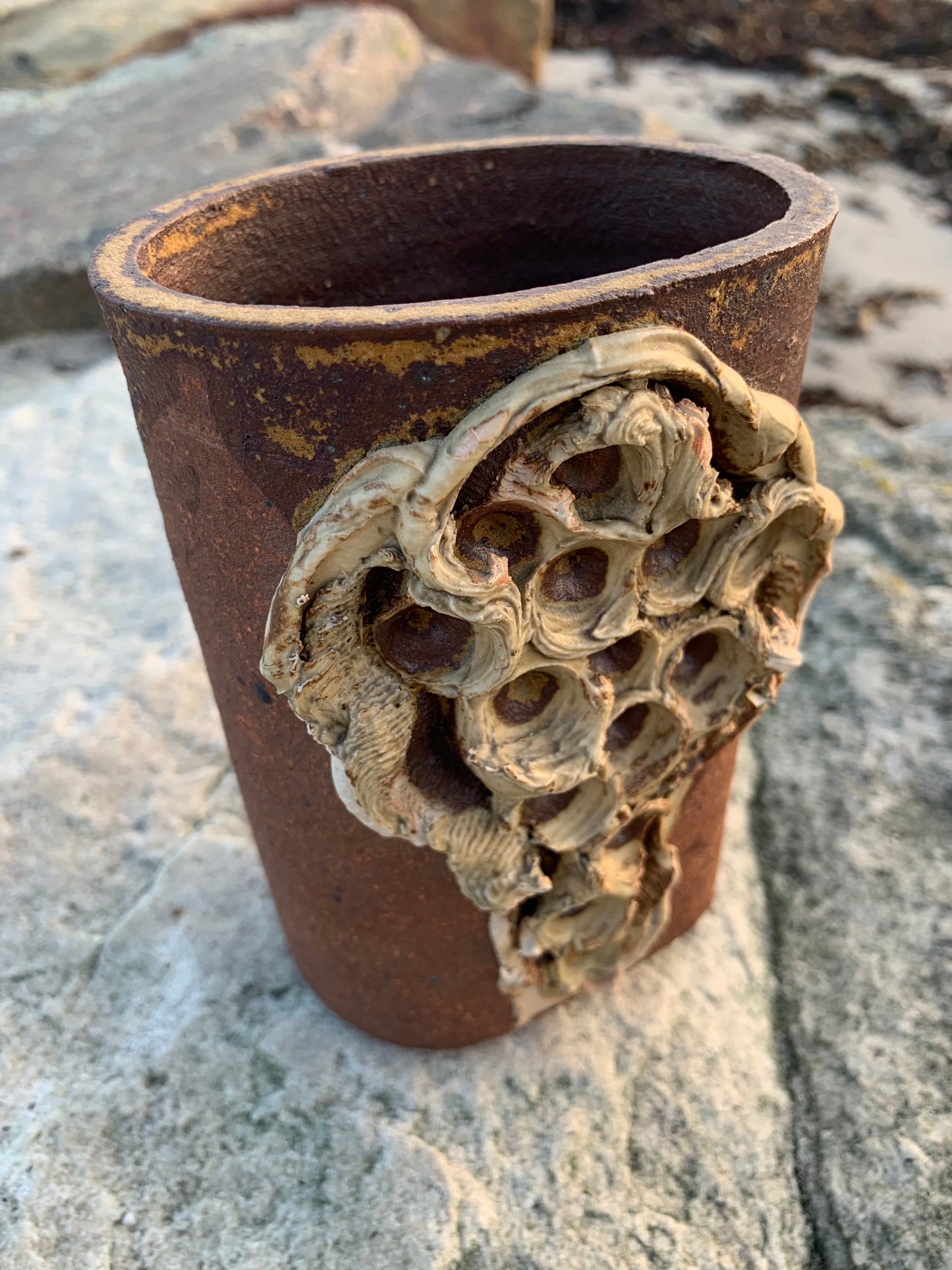 Keramikvase von Bodil Marie Nielsen (1942 - 2025)