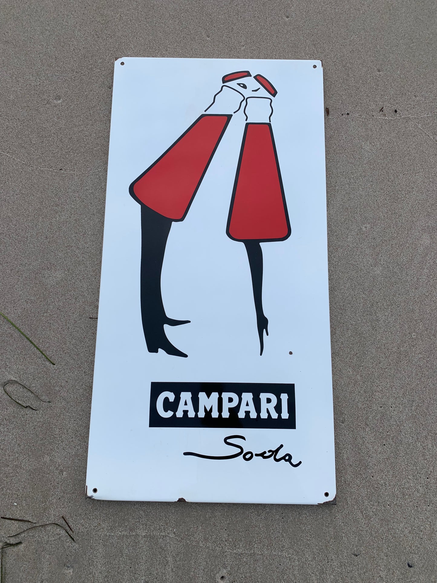 Campari-Emailschild