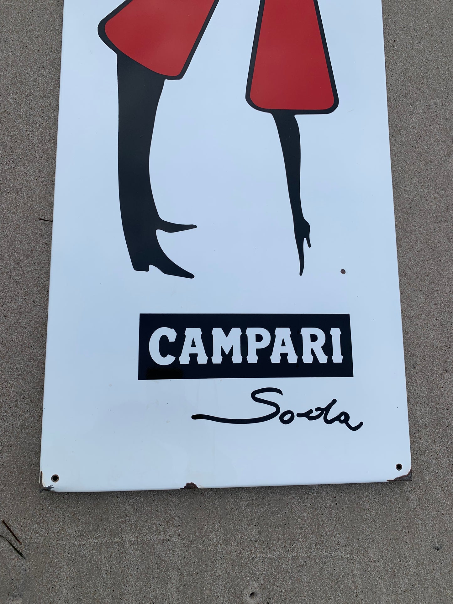 Campari-Emailschild