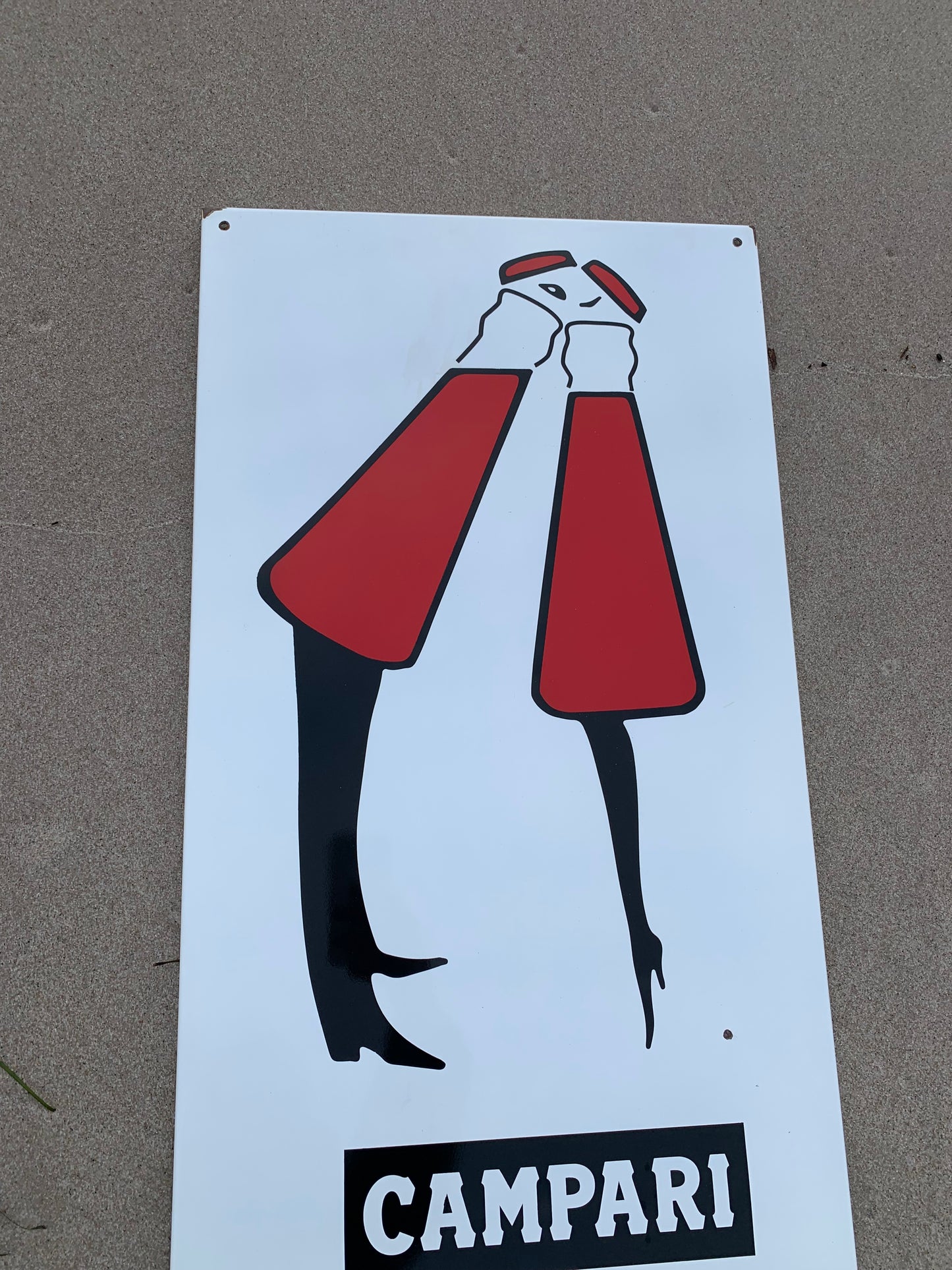 Campari-Emailschild