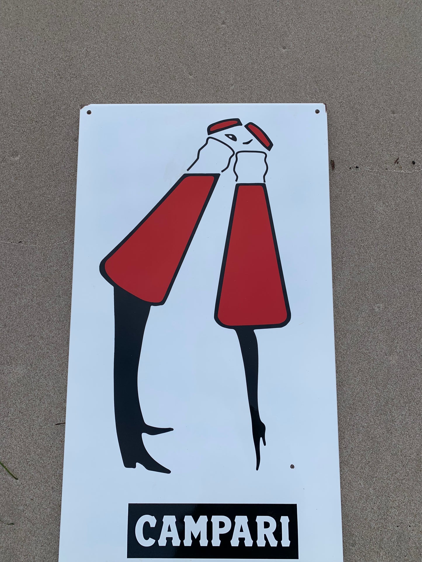 Campari-Emailschild