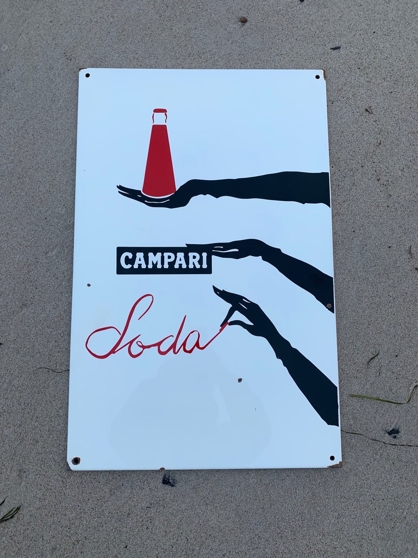 Campari-Emailschild