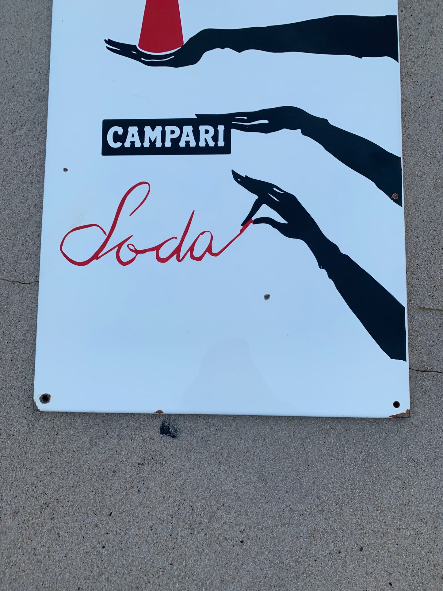 Campari-Emailschild