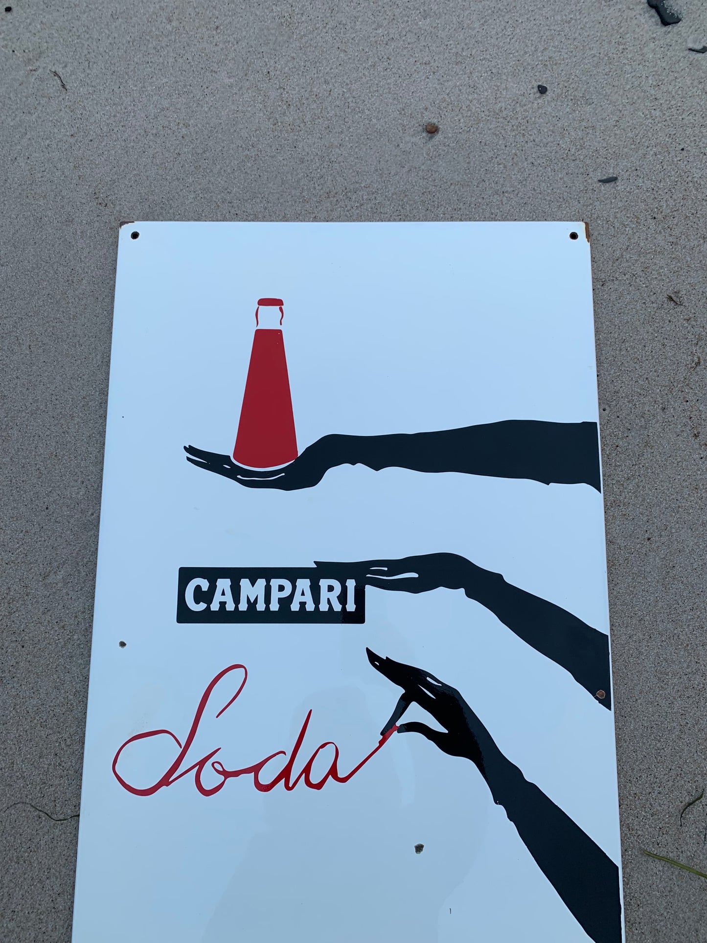 Campari-Emailschild