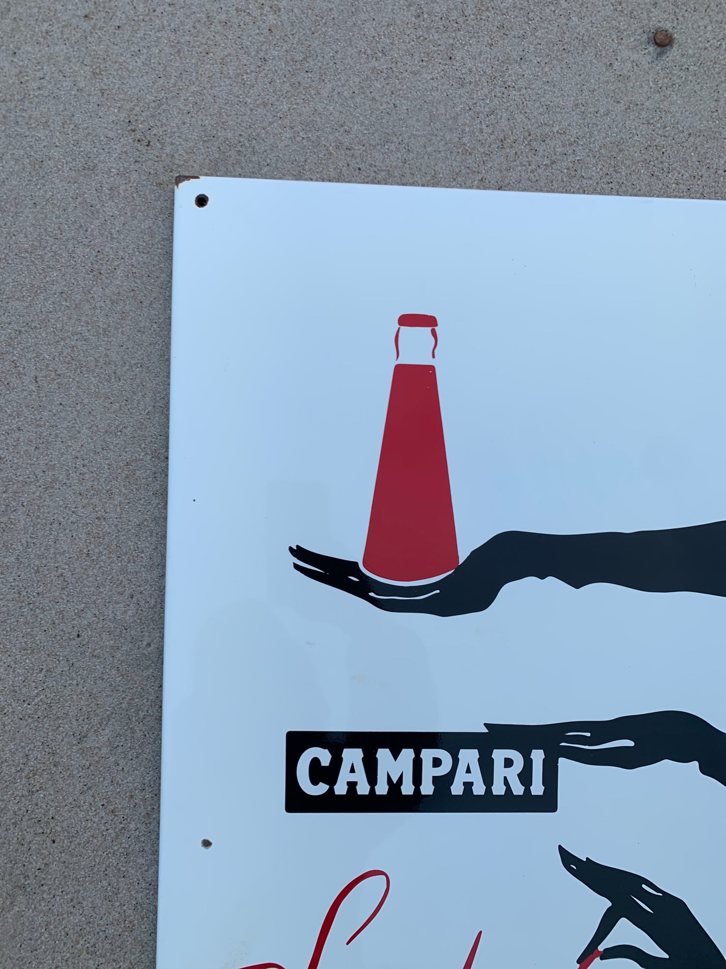 Campari-Emailschild