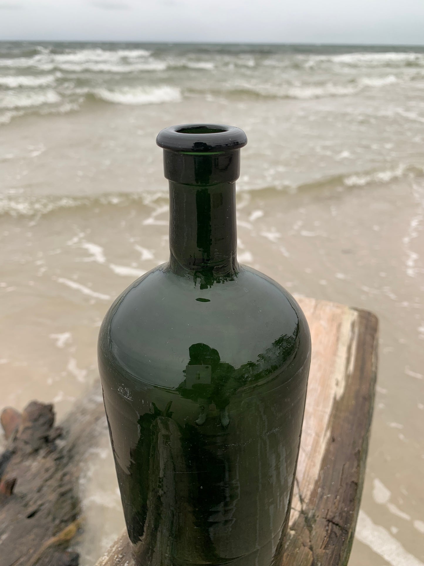 Alte grüne Flasche