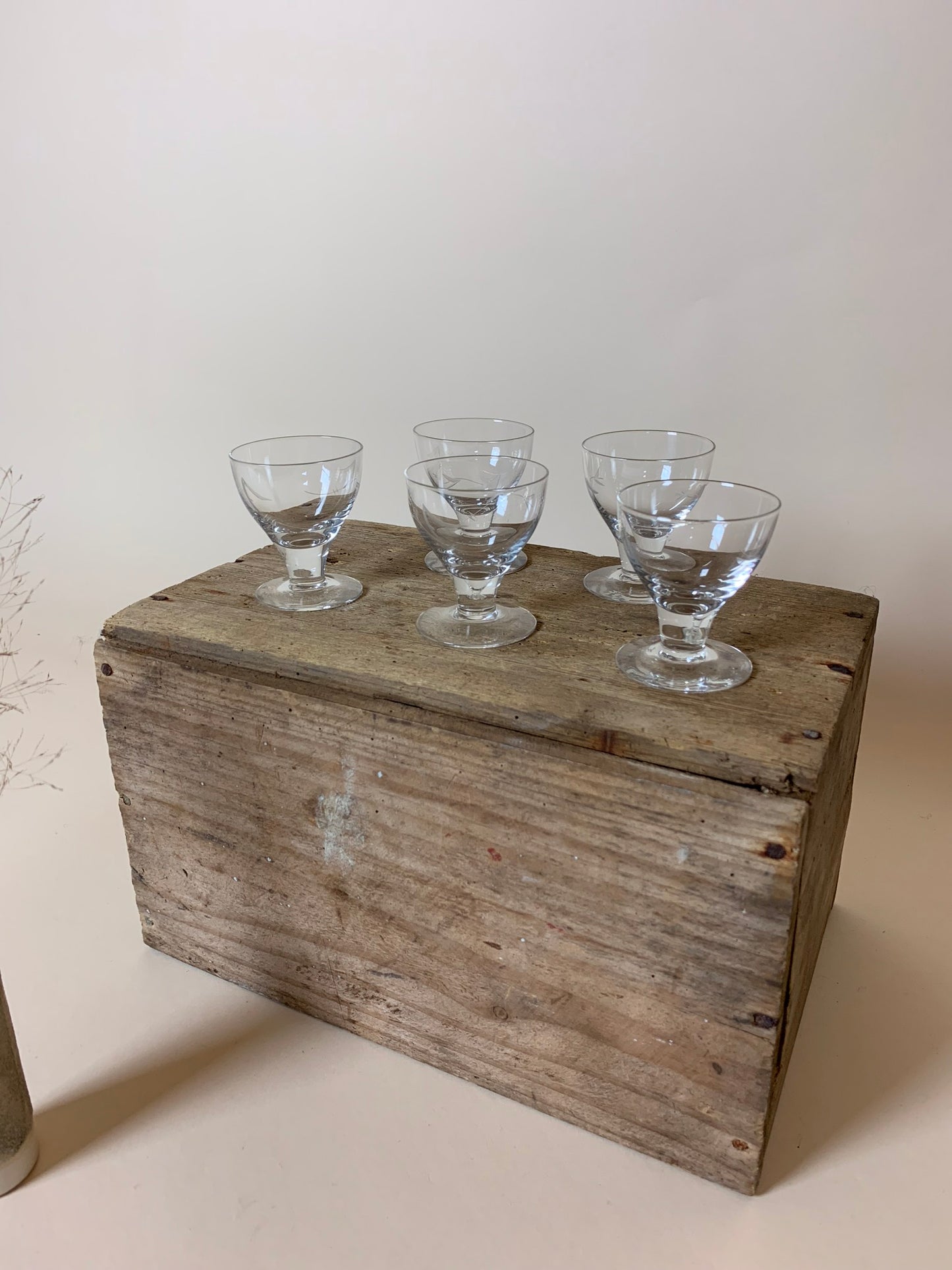 5 kleine feine Gläser - zusammen verkauft, der Preis gilt für alle 5