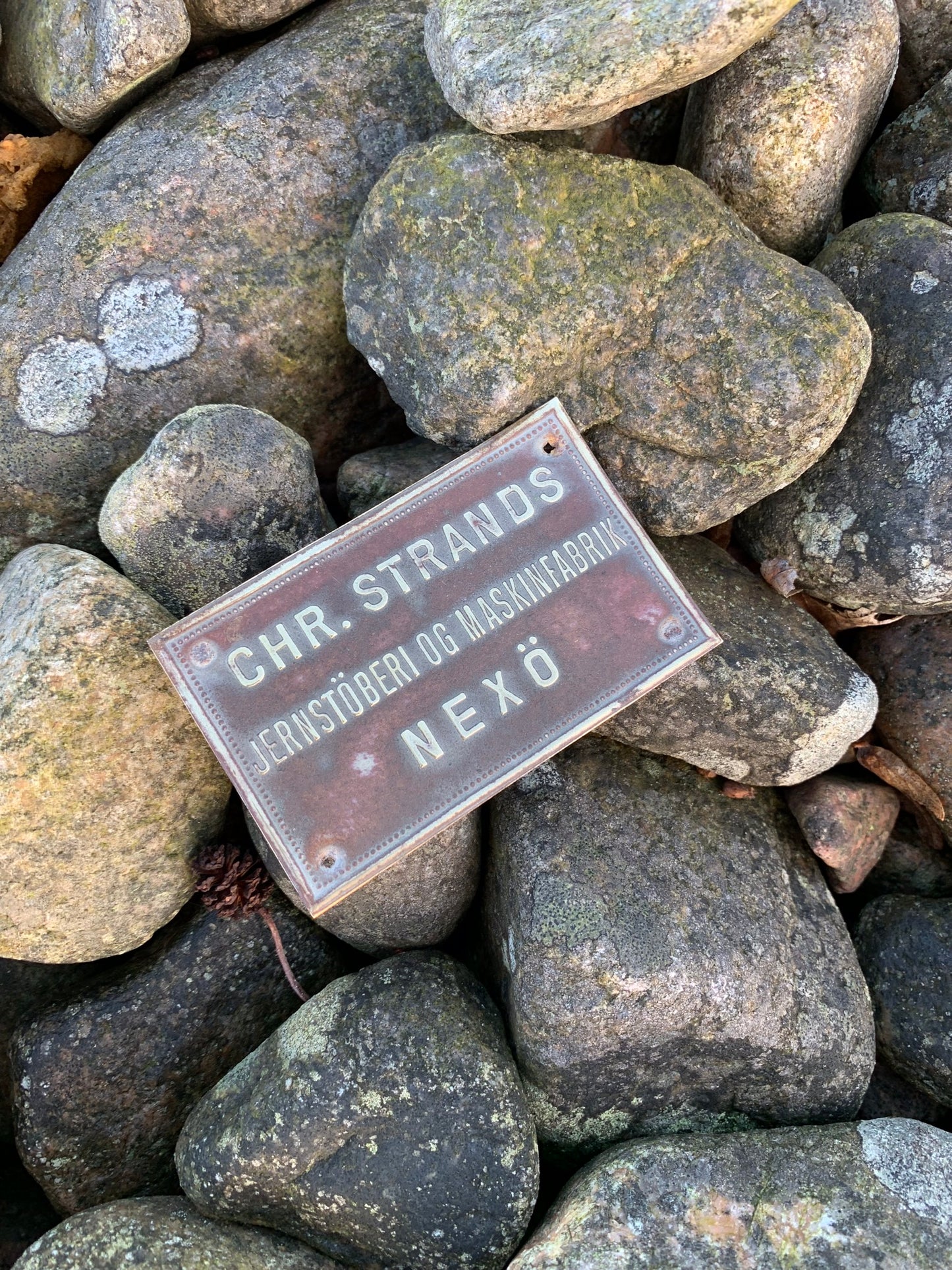 Lustiges kleines Schild von Nexø
