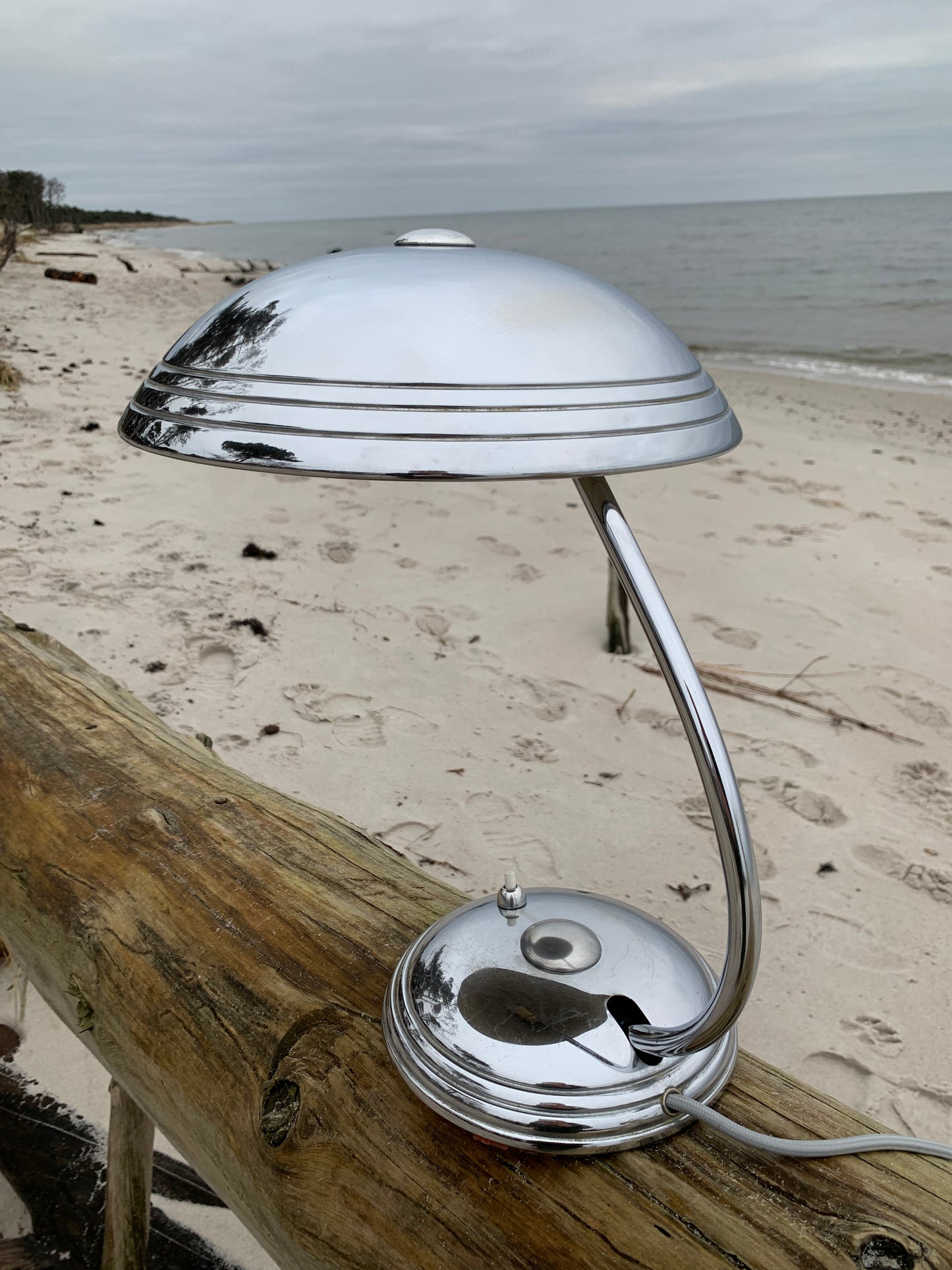 Helo Vintage Lampe - Chrom