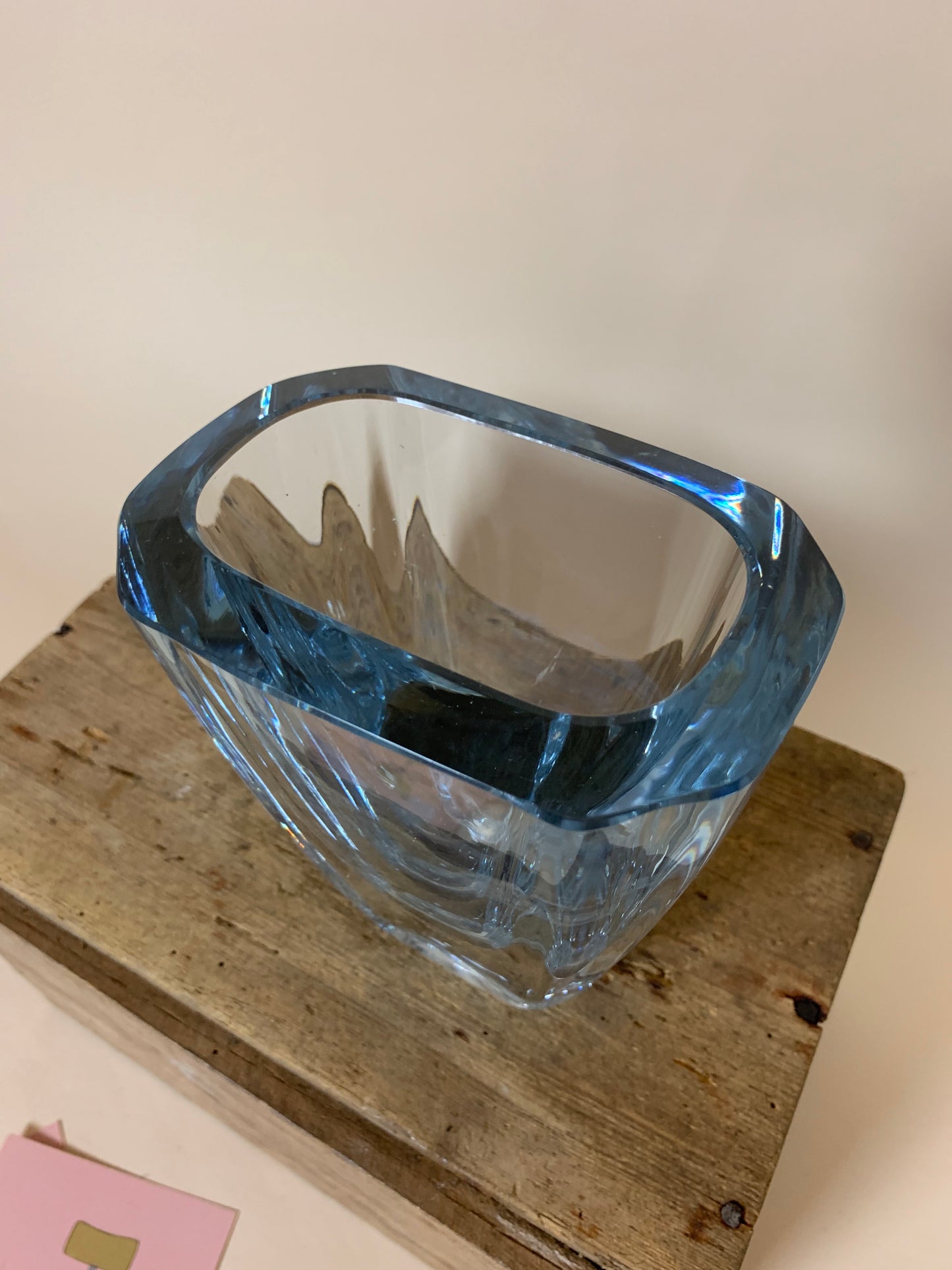 Glasvase aus starkem Glas