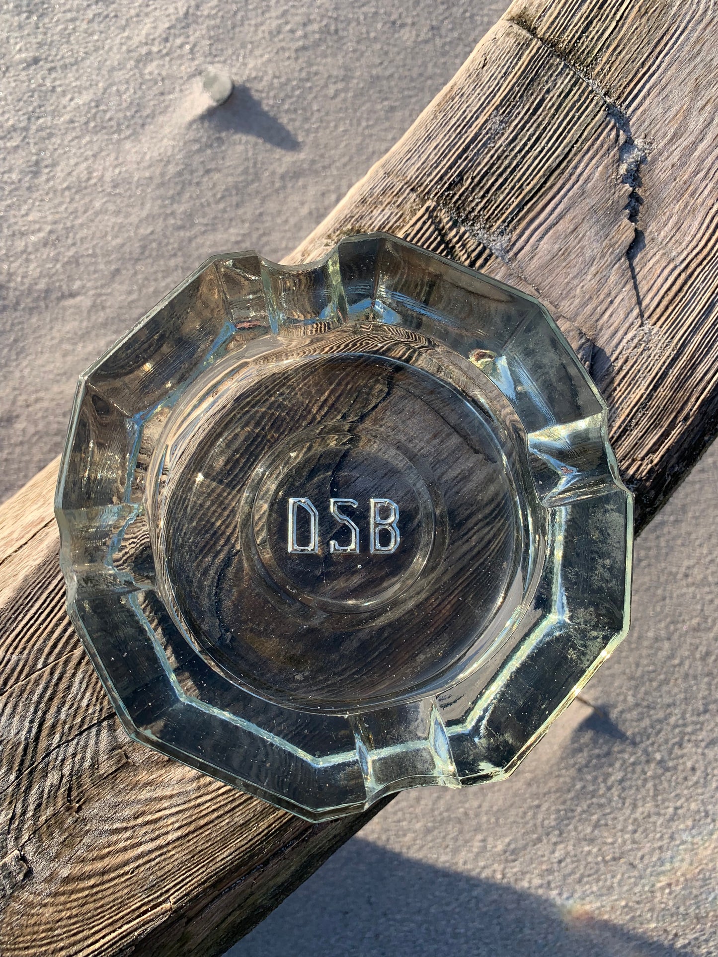 DSB Aschenbecher aus Glas