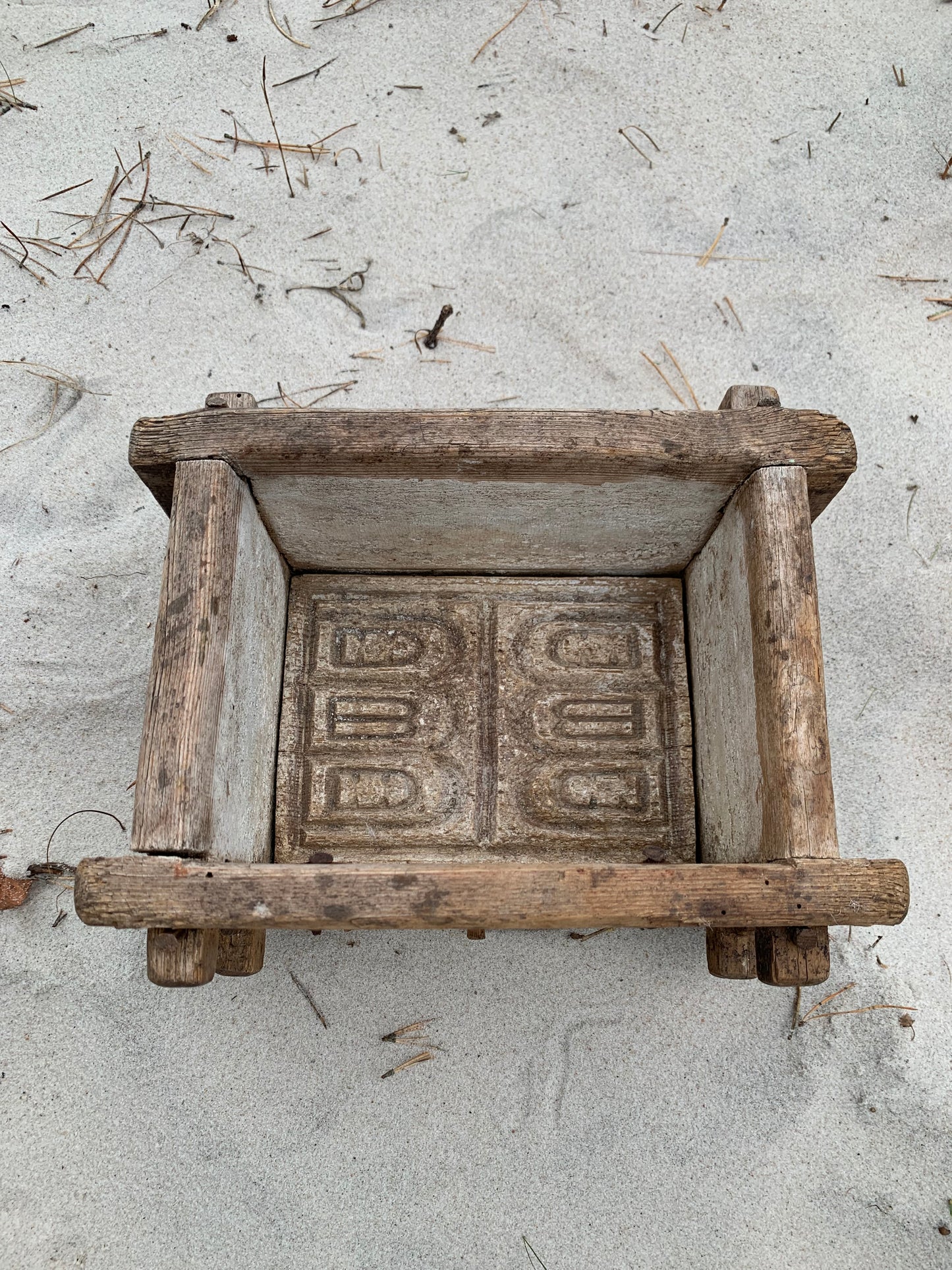 Käseform aus Holz