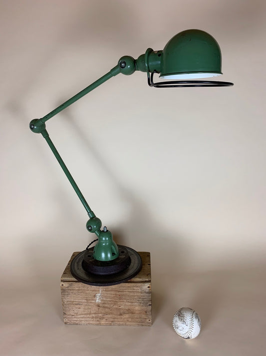 Jieldé Lampe in Grün für Wand oder Tisch