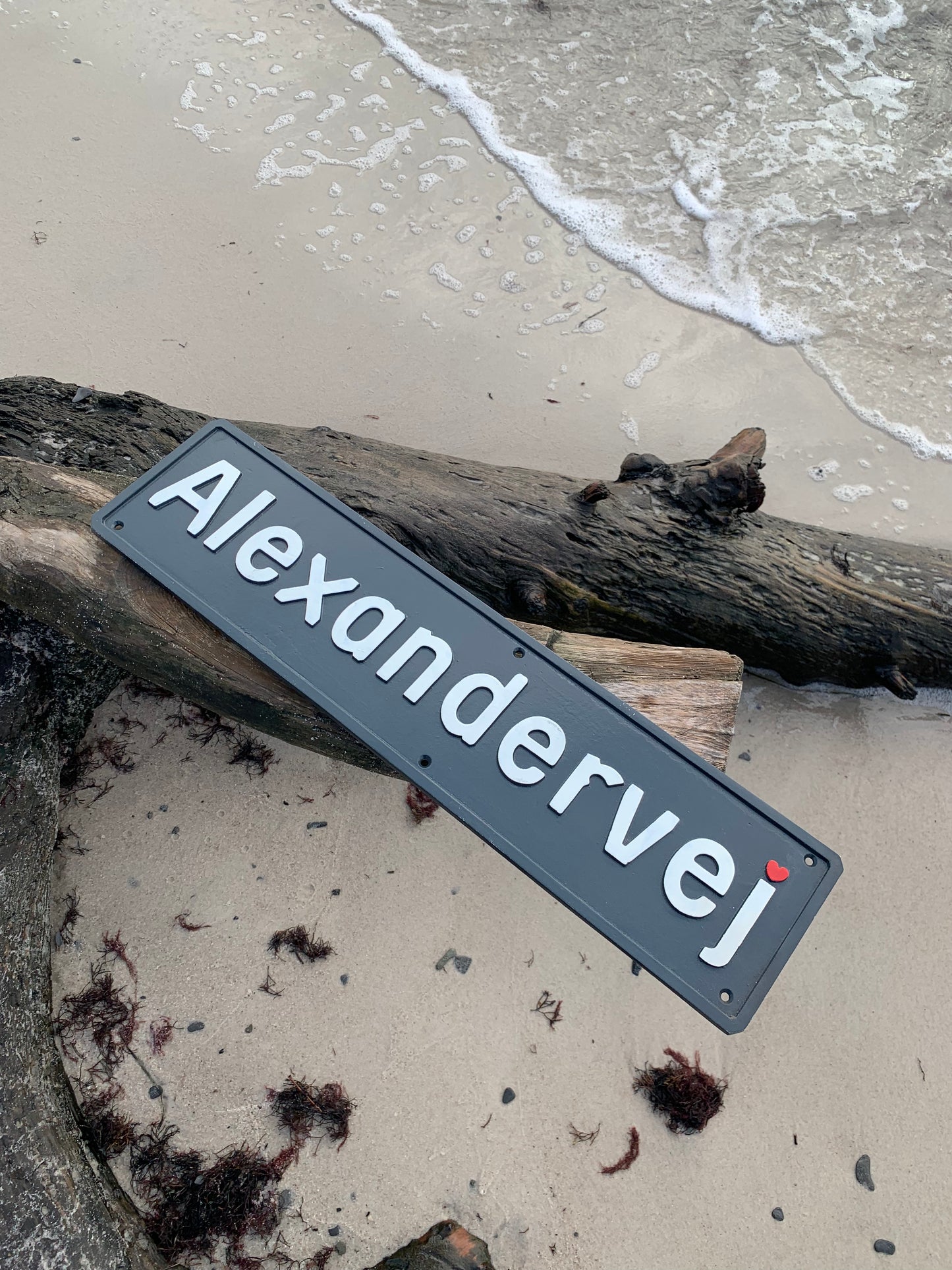 Straßenschild - Alexandervej