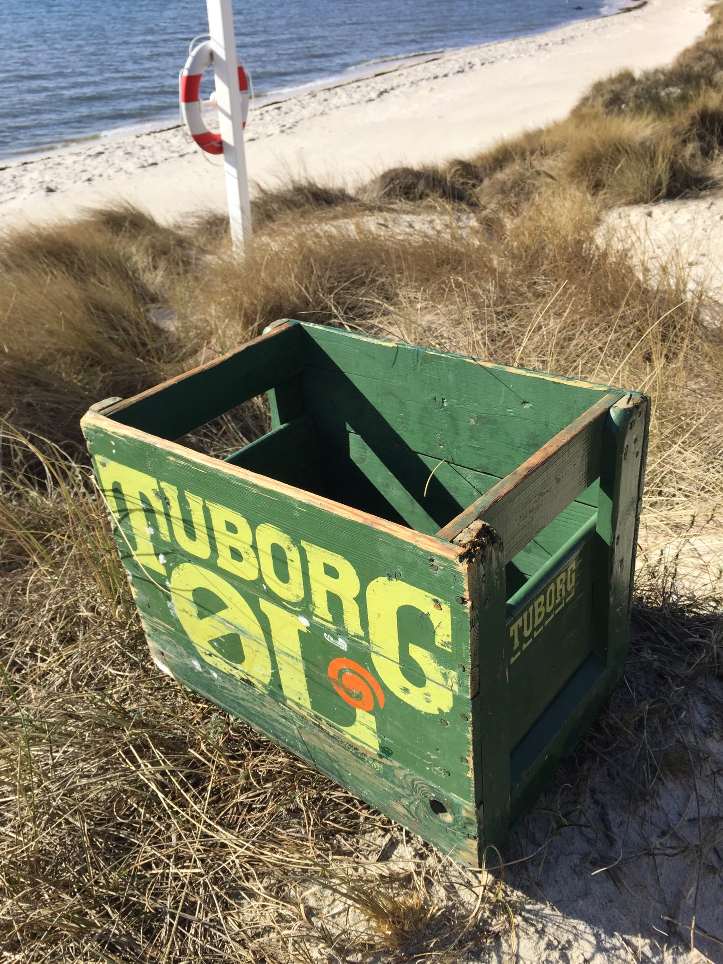 Bierkiste von Tuborg