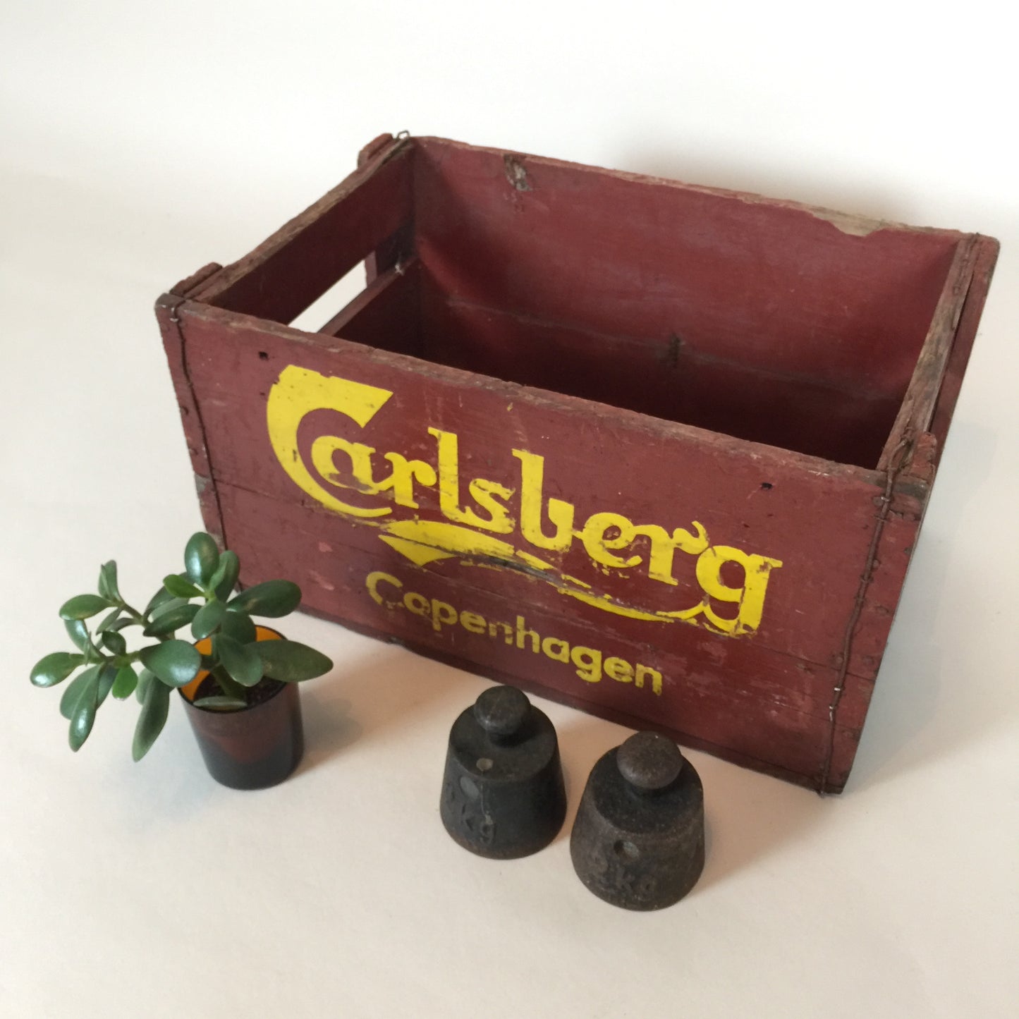 Alter Bierkasten von Carlsberg