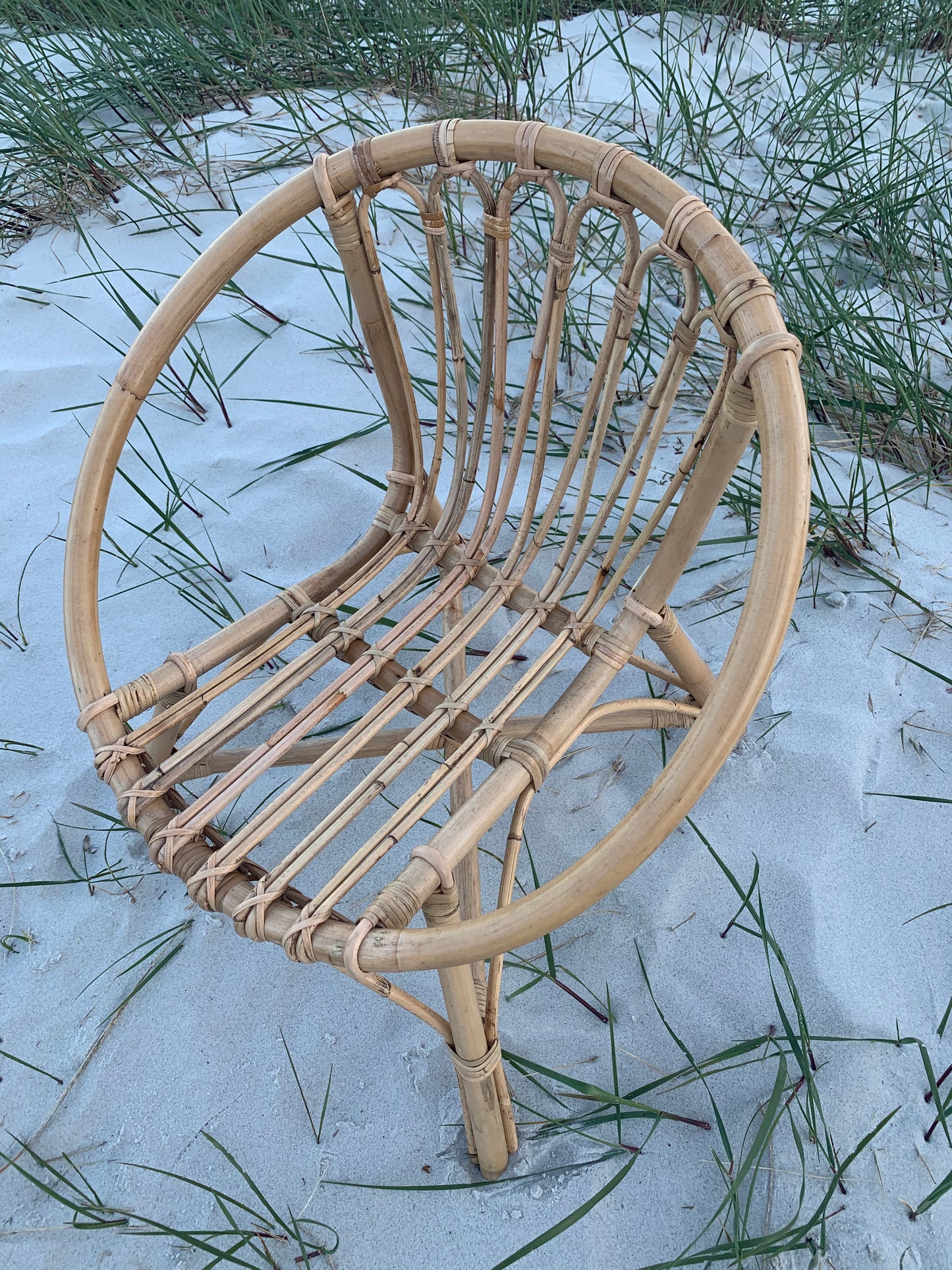 Kinderstuhl aus Rattan