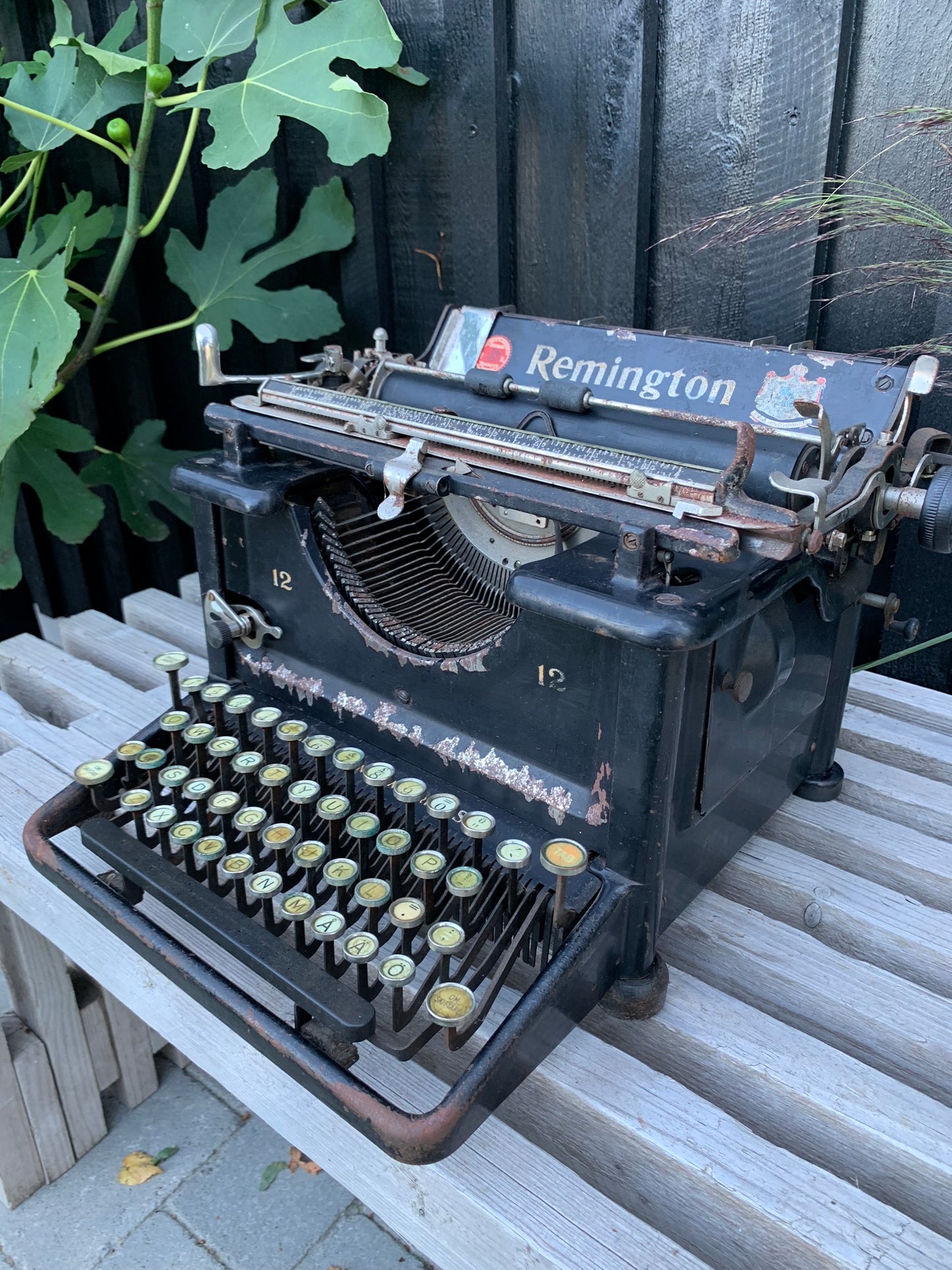 Remington Schreibmaschine mit schöner Patina