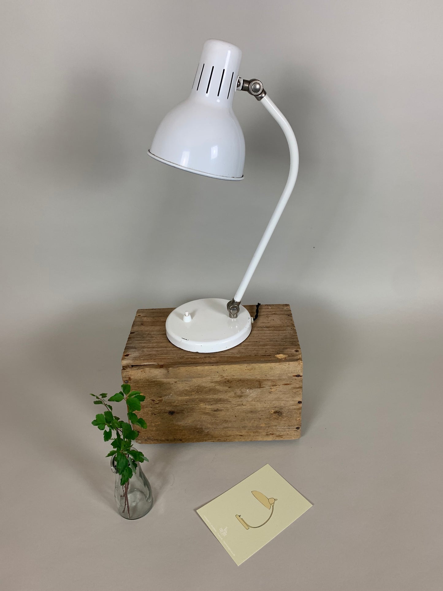 Vintage Lampe - Weiß