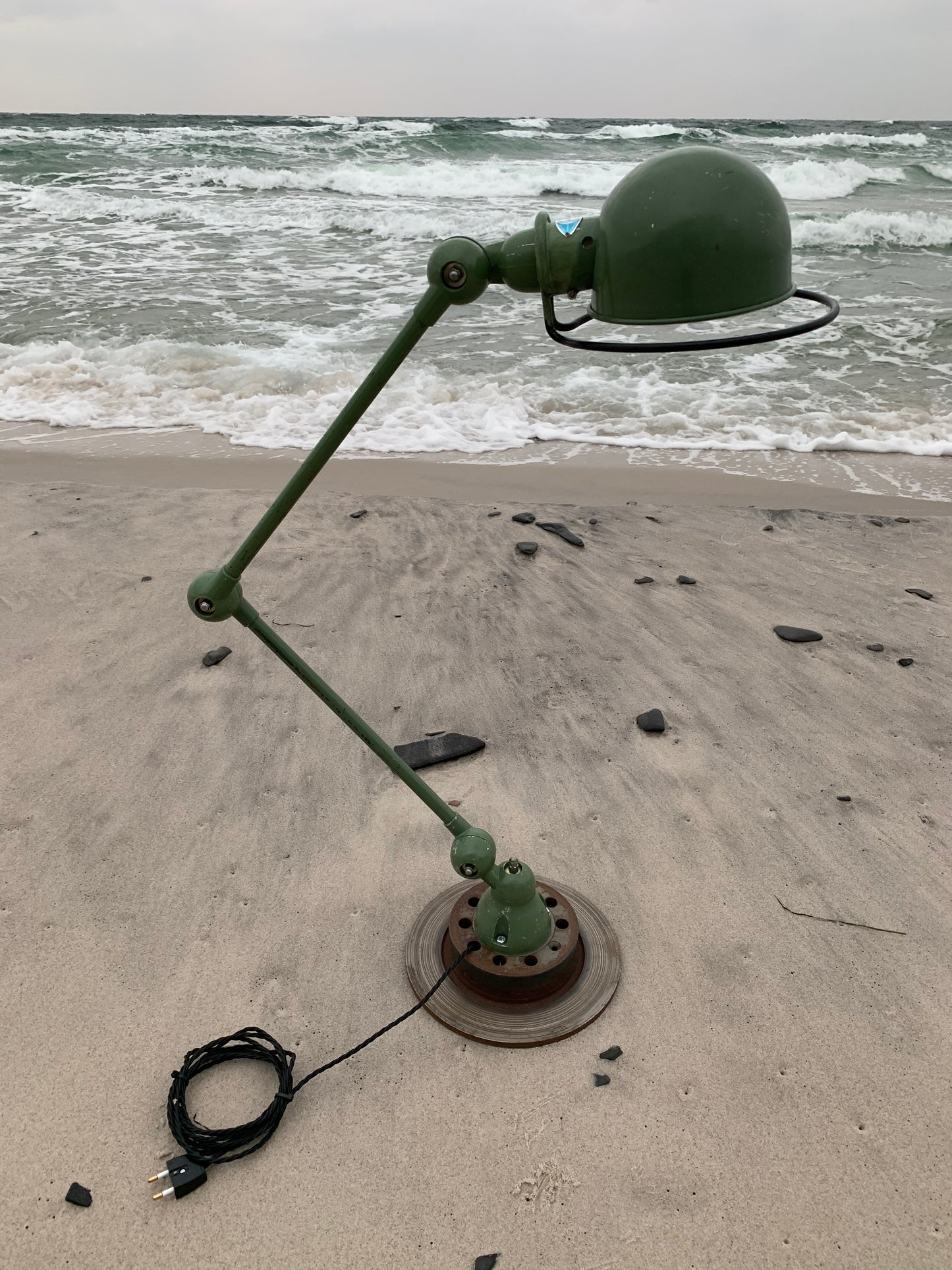 Jieldé Tisch-/Wandlampe mit zwei Armen - Grün