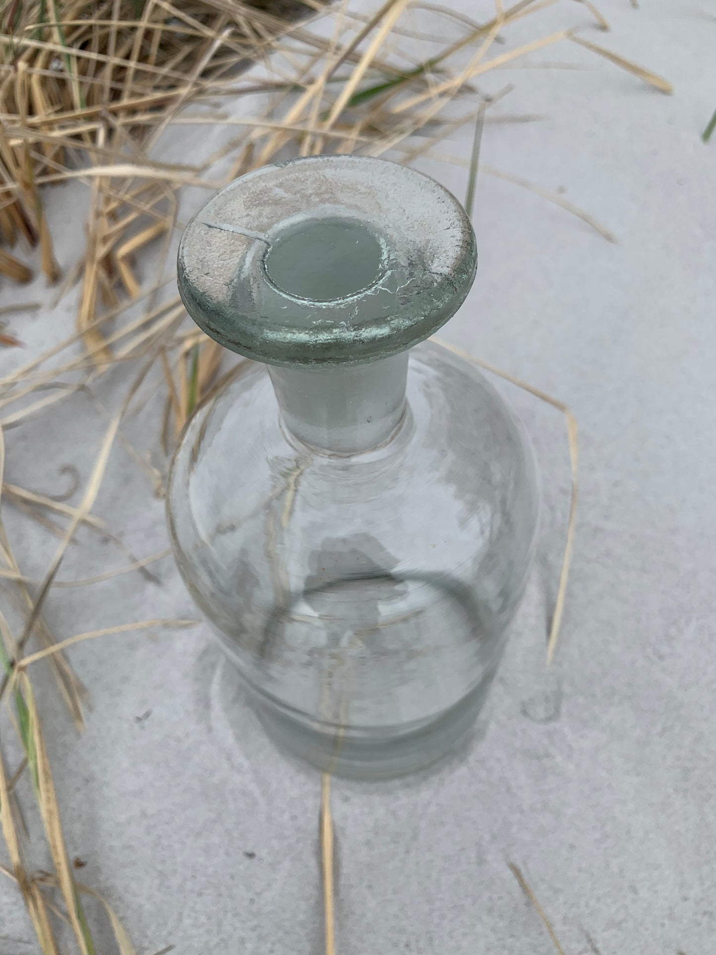 Apothekerflasche aus Klarglas
