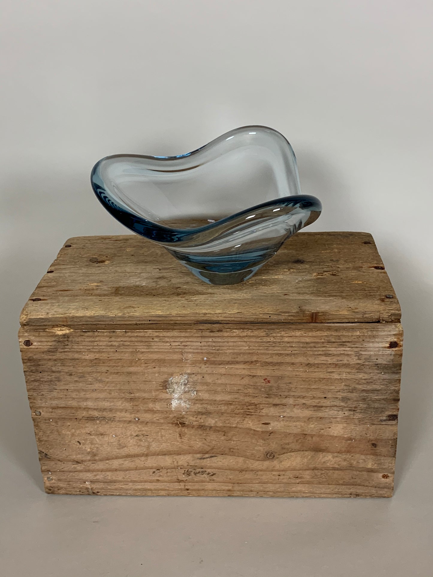 Holmegaard Glasschale - Blau