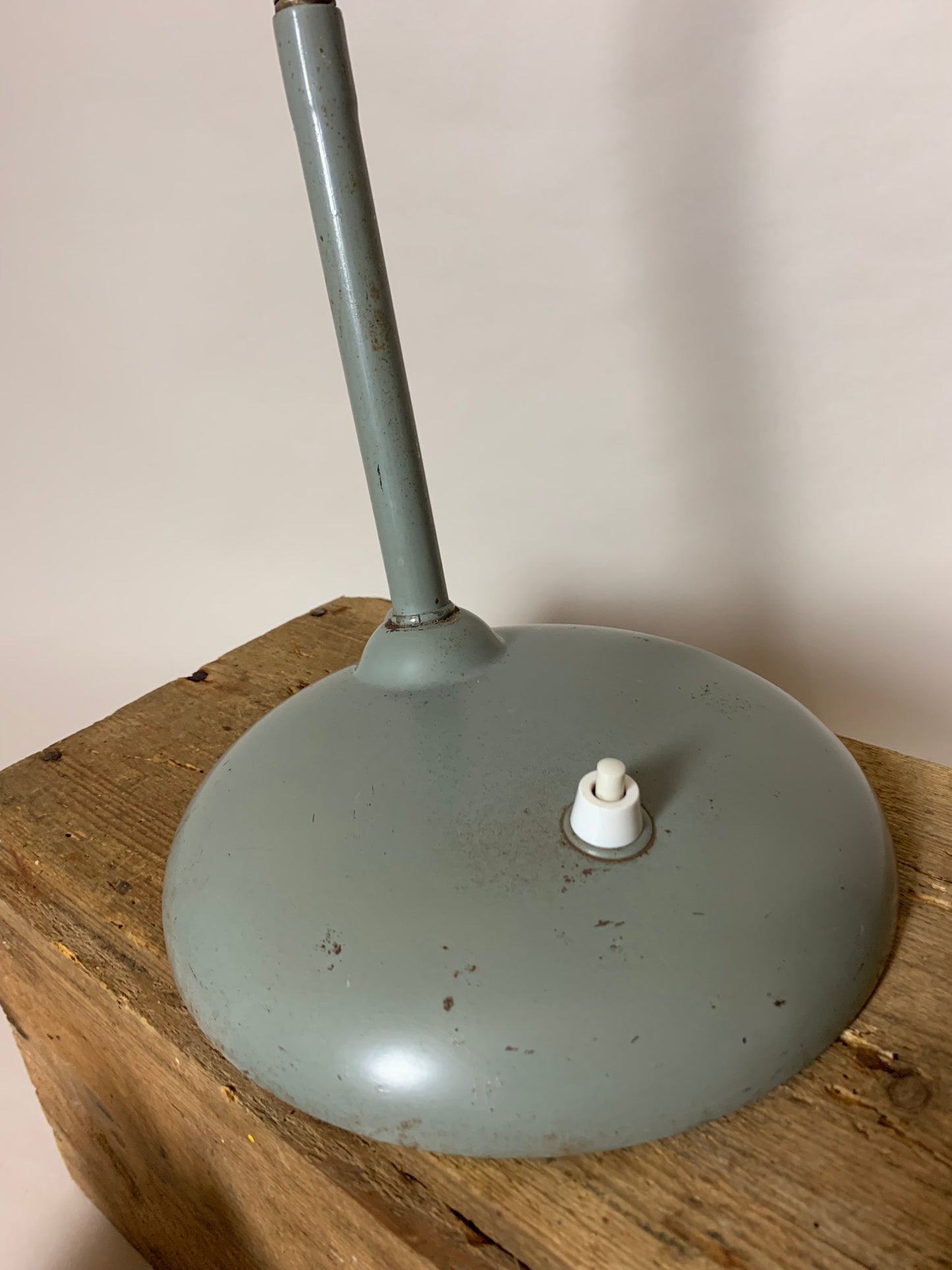Lustige graue Hala Vintage-Lampe mit flexiblem Arm