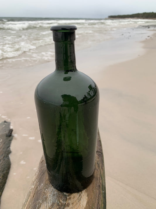 Alte grüne Flasche