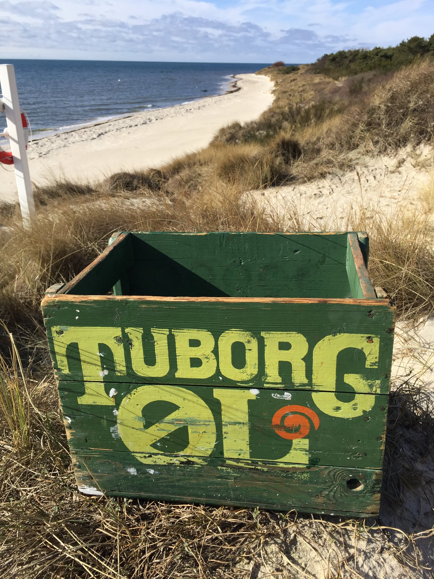 Bierkiste von Tuborg