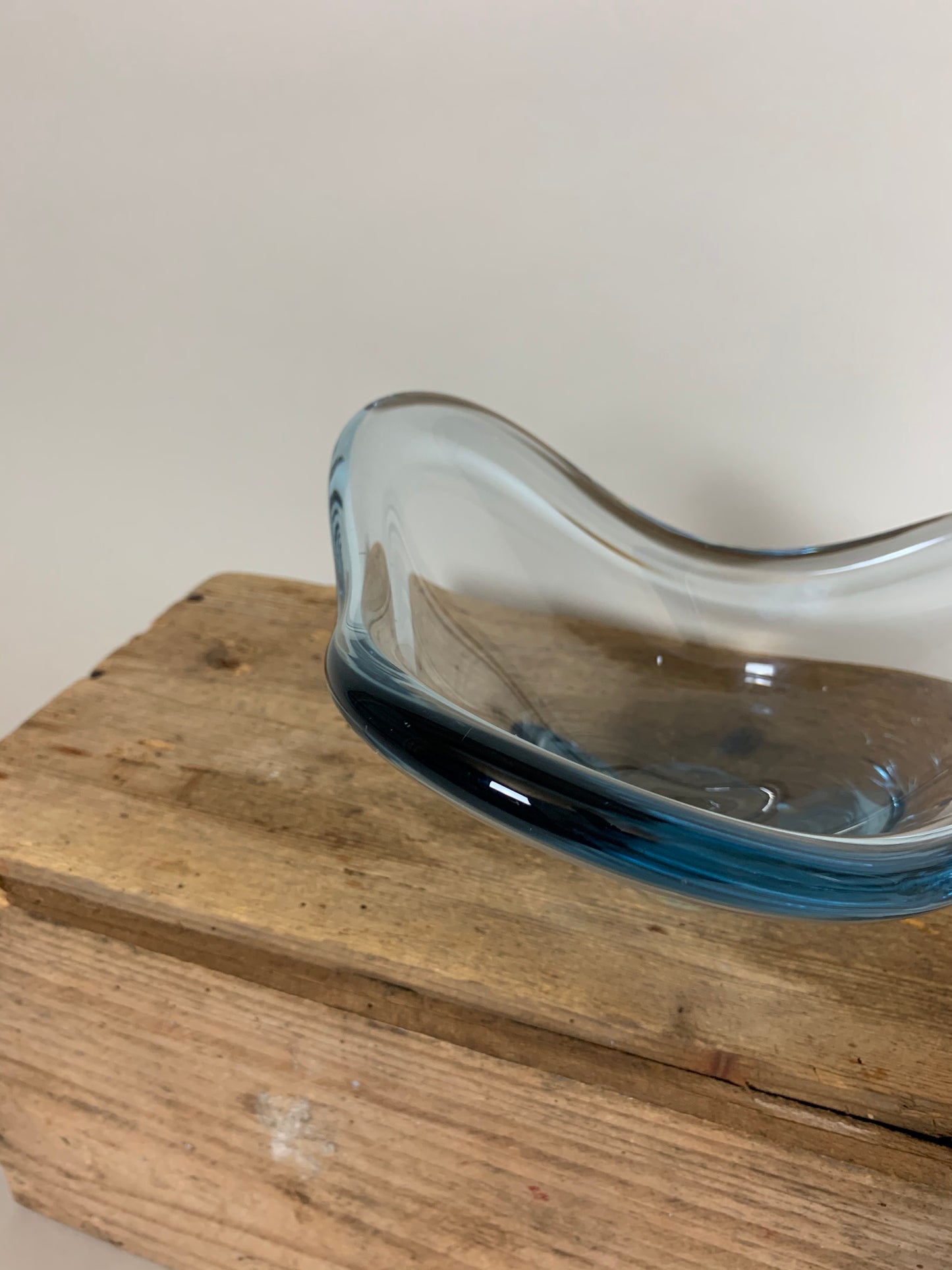 Holmegaard Glasschale - Blau