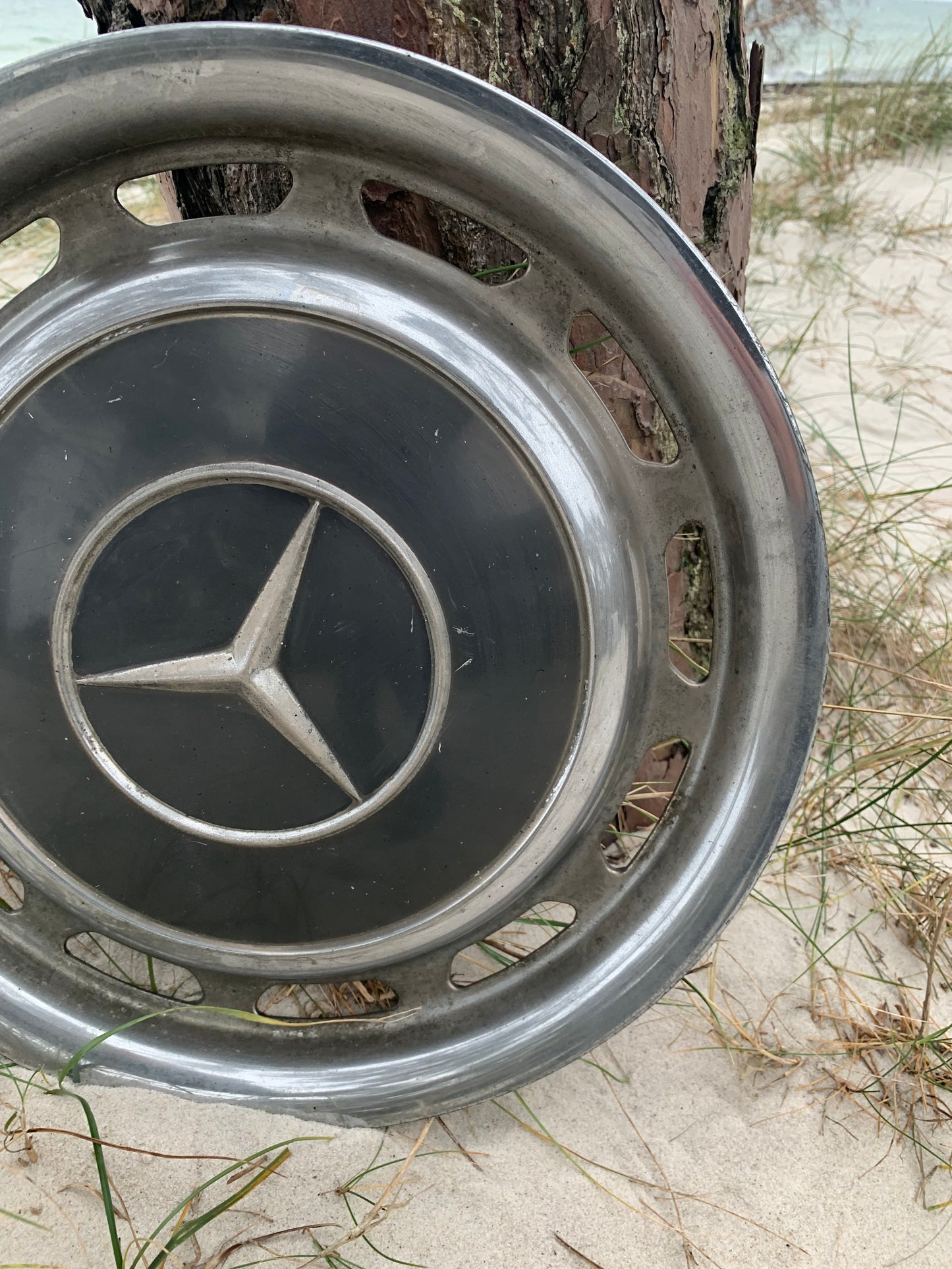 Mercedes Radkappe - Kohlegrau
