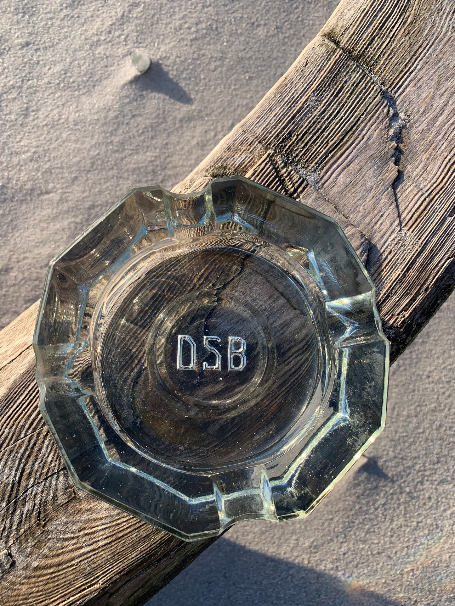 DSB Aschenbecher aus Glas